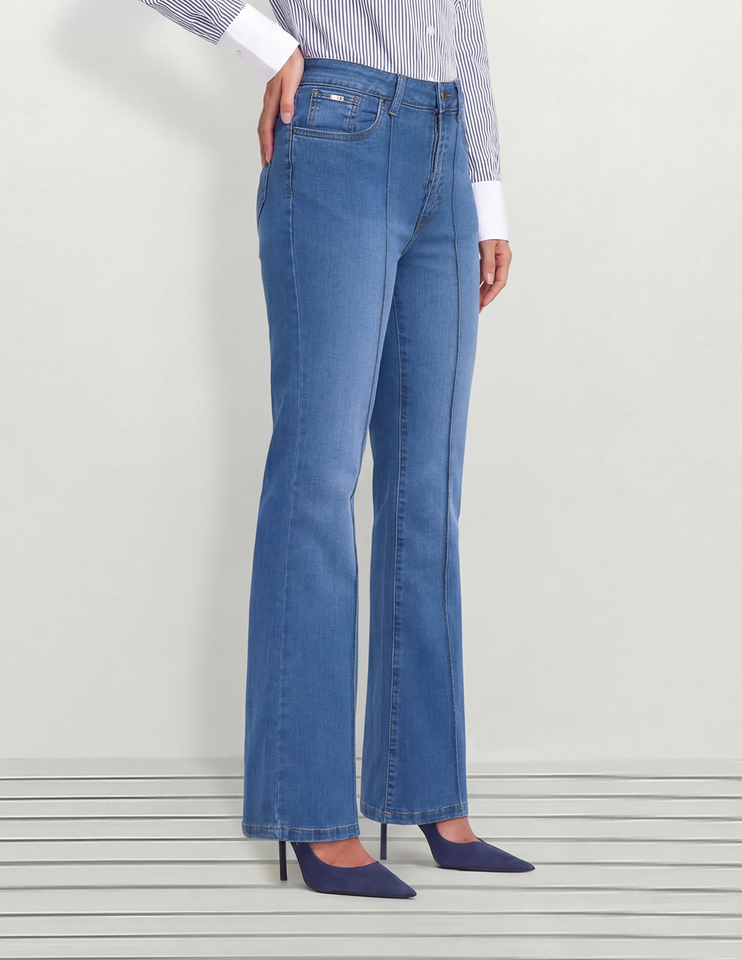 High Rise Bootcut Jeans Blue - U.S. Polo Assn. India | Large