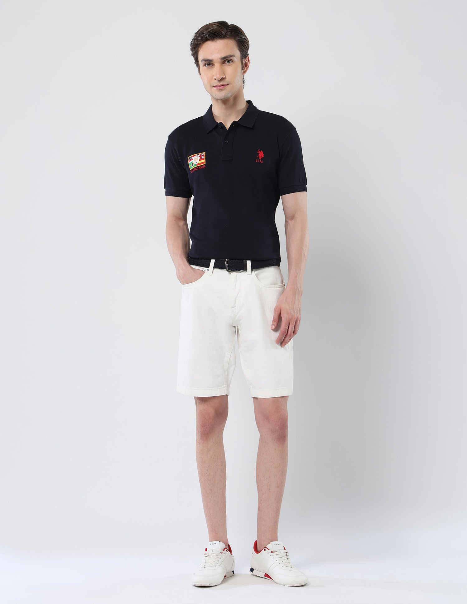 Pure Cotton 135 Anniversary Polo Shirt Navy - U.S. Polo Assn. India | Large