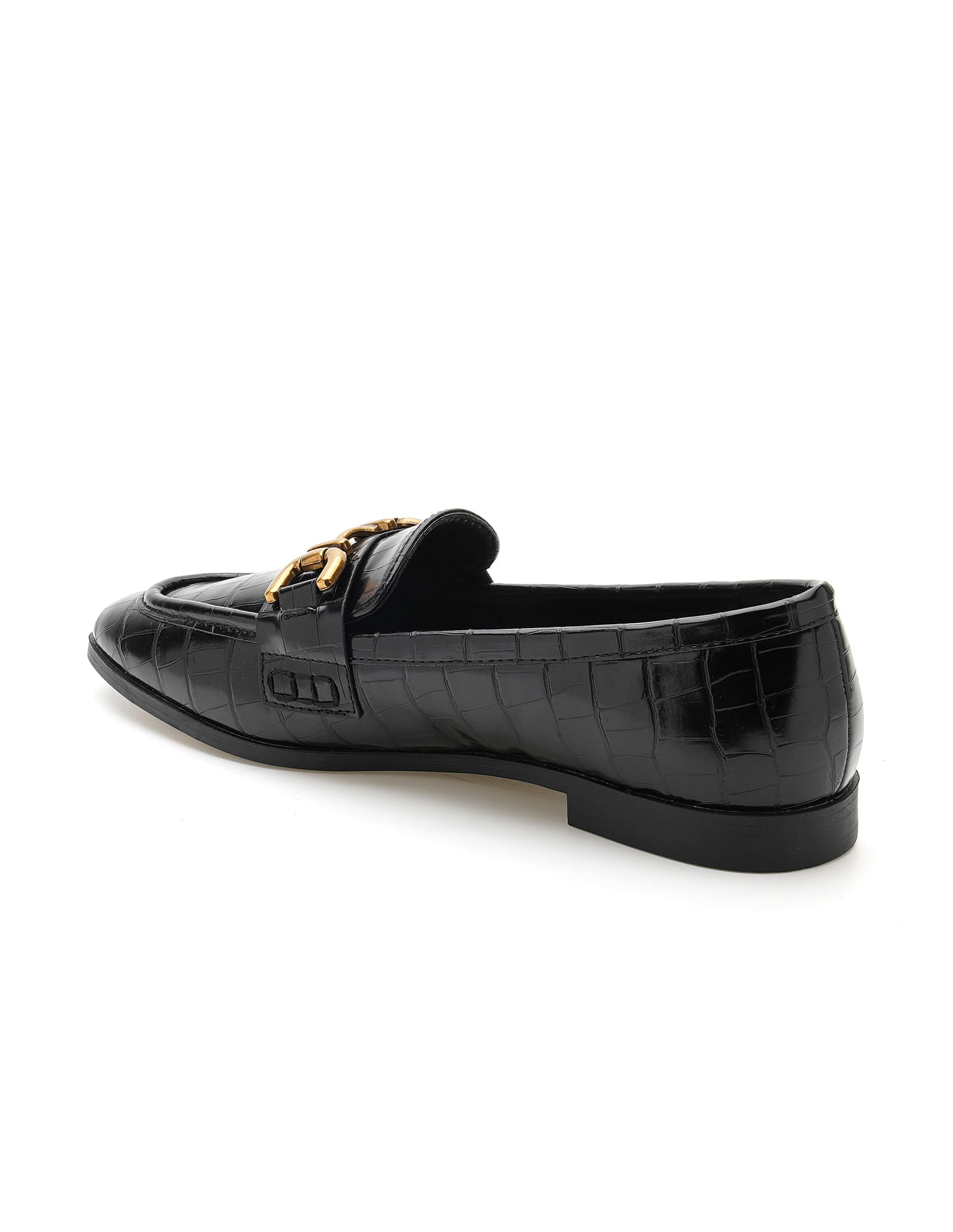 Round Toe Leisure Luna Loafers Black - U.S. POLO ASSN. | Large