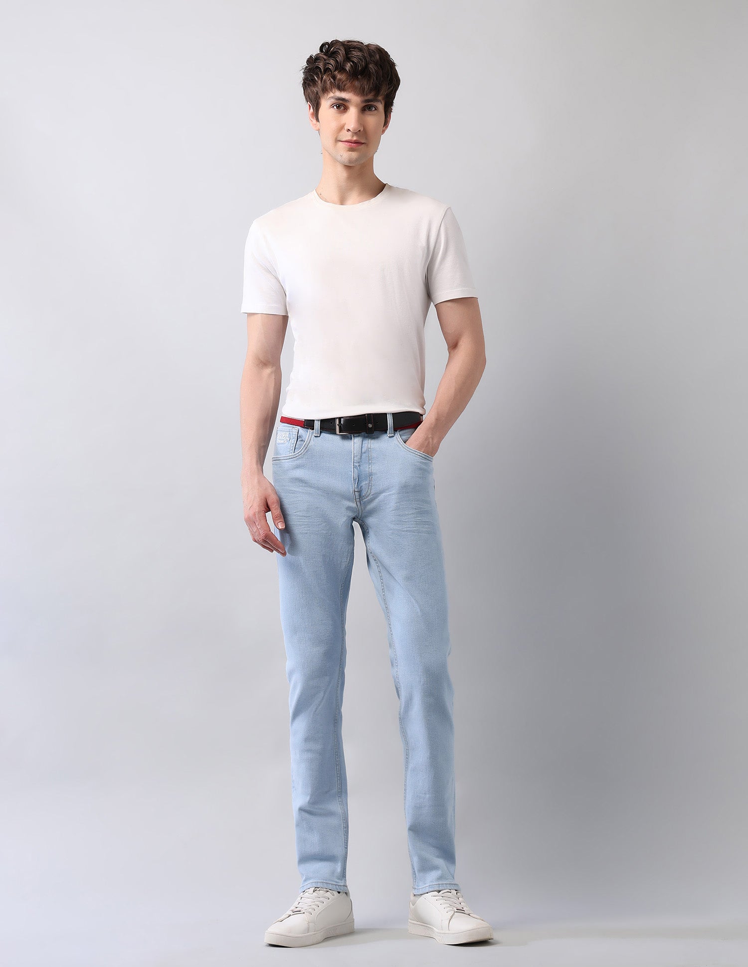 Brandon Slim Tapered Fit Blue Jeans Blue - U.S. POLO ASSN. | Large