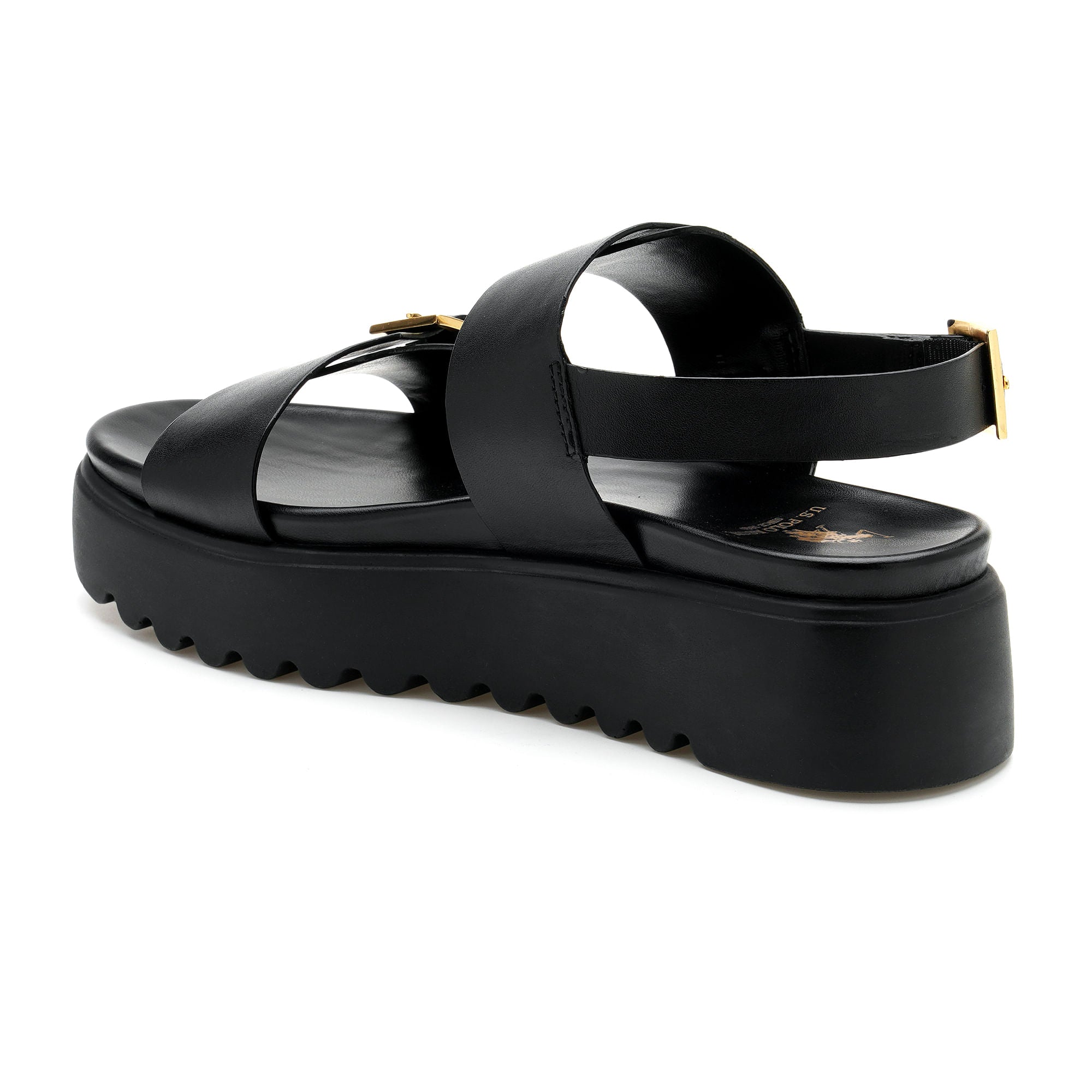 Men Maisie Open Toe Sandals Black - U.S. POLO ASSN. | Large