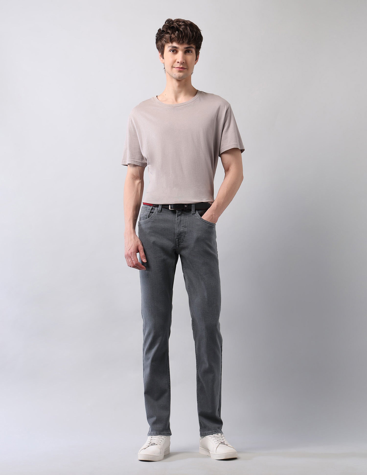 Brandon Slim Tapered Fit Grey Jeans Grey - U.S. POLO ASSN. | Large