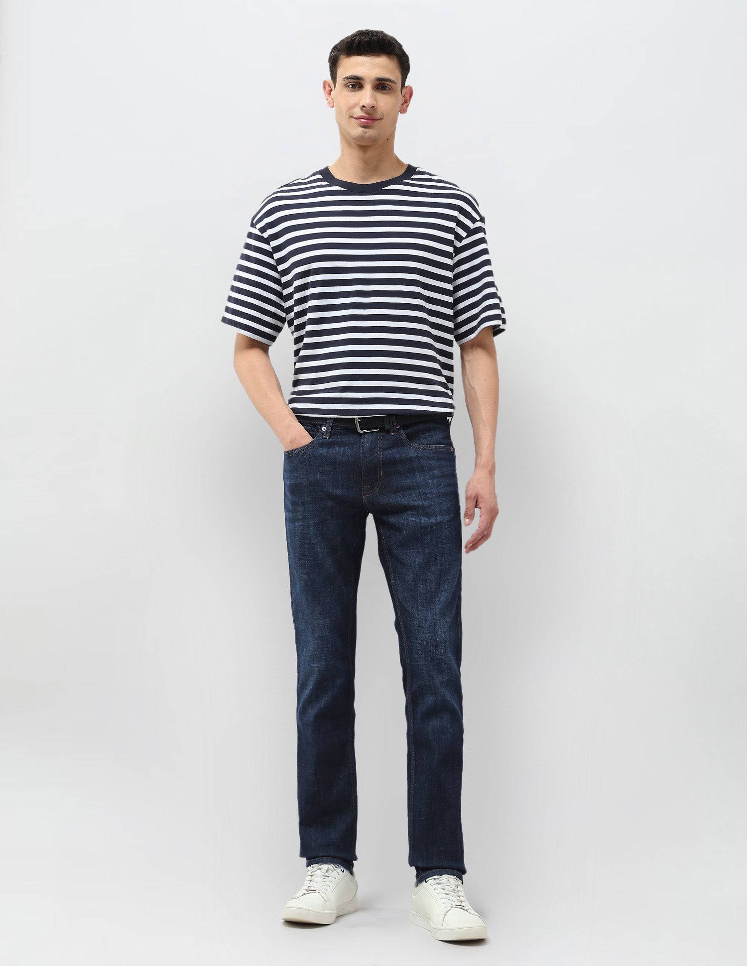 Regallo Skinny Fit Blue Jeans Dark Blue - U.S. Polo Assn. India | Large