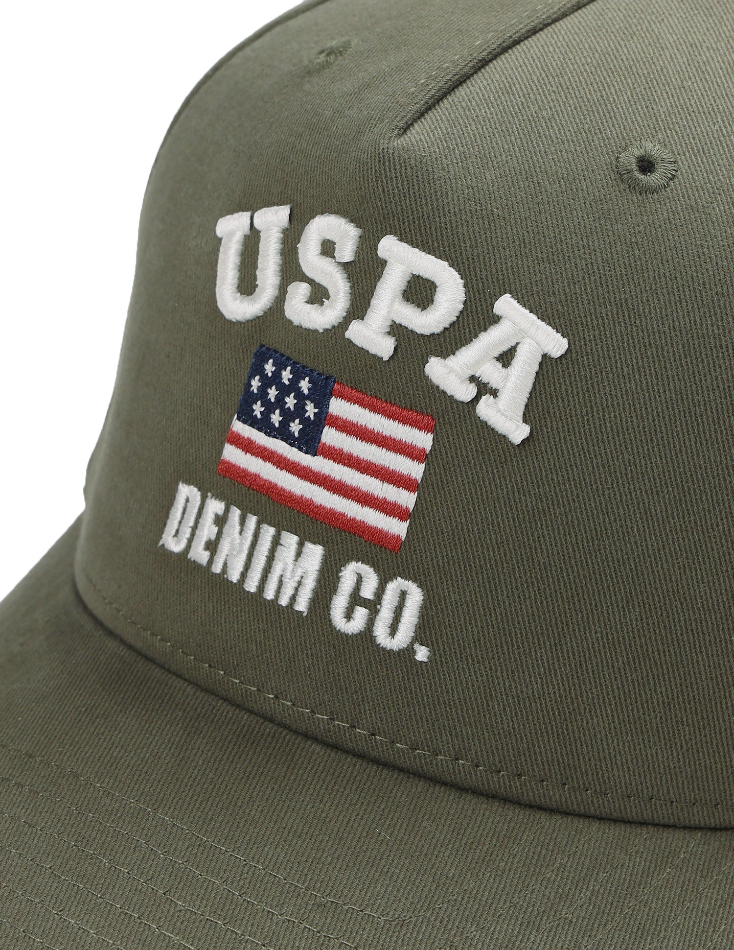 Brand Embroidered Cap Olive - U.S. Polo Assn. India | Large