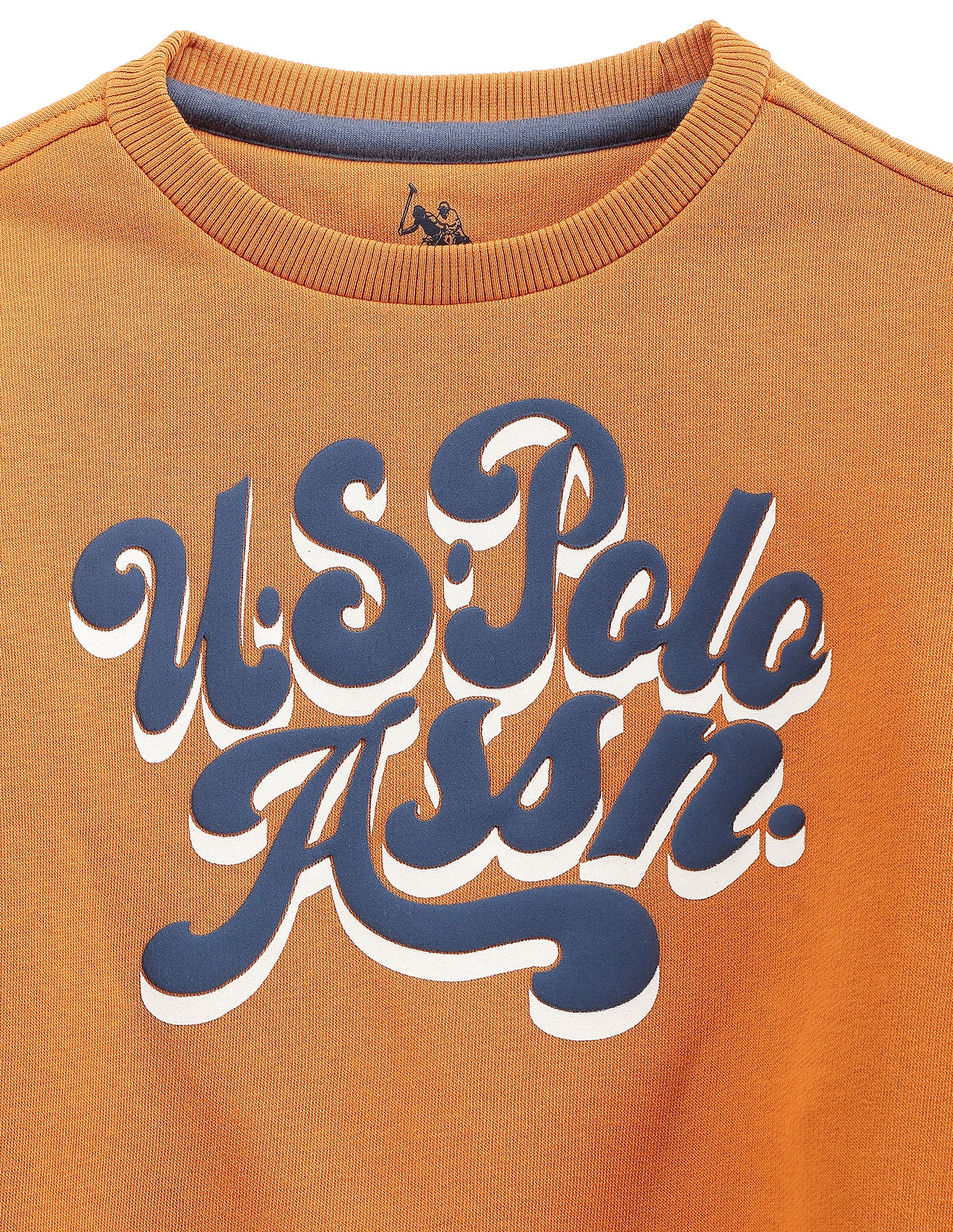 Boys Brand Print Sweatshirt Ochre - U.S. POLO ASSN. | Large