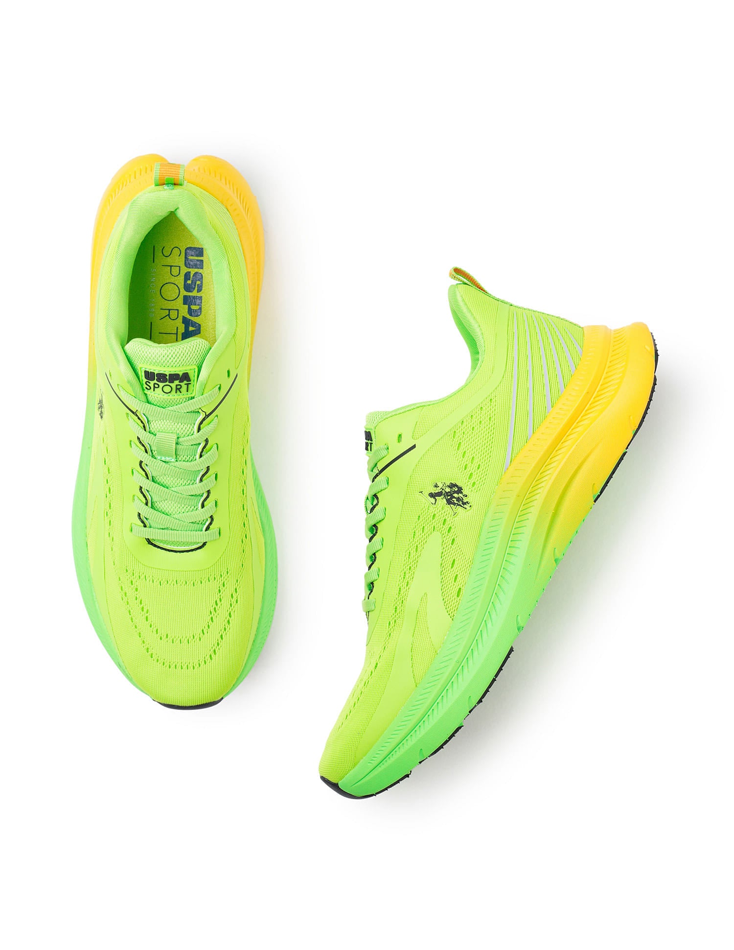 Men Meng Lt. Green Uspa Sport  Sneakers Light Green - U.S. Polo Assn. India | Large