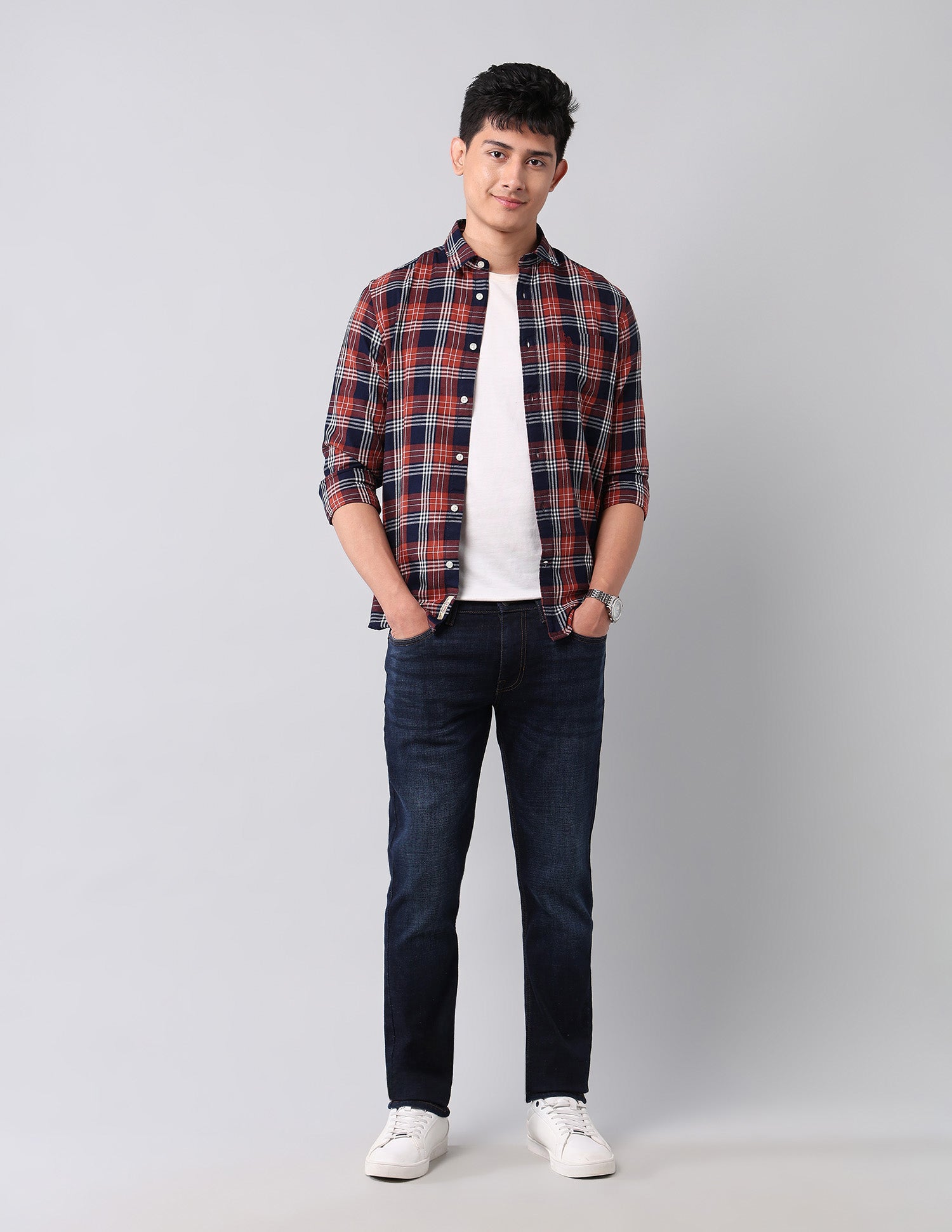 Brandon Slim Tapered Fit Blue Jeans Dark Blue - U.S. POLO ASSN. | Large