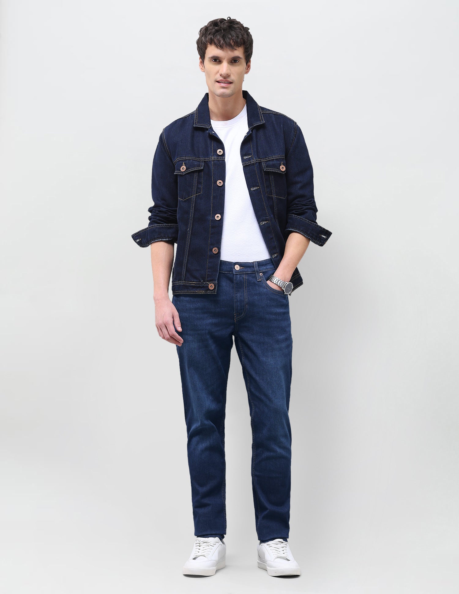 Brandon Slim-Tapered Fit Blue Jeans Dark Indigo - U.S. Polo Assn. India | Large