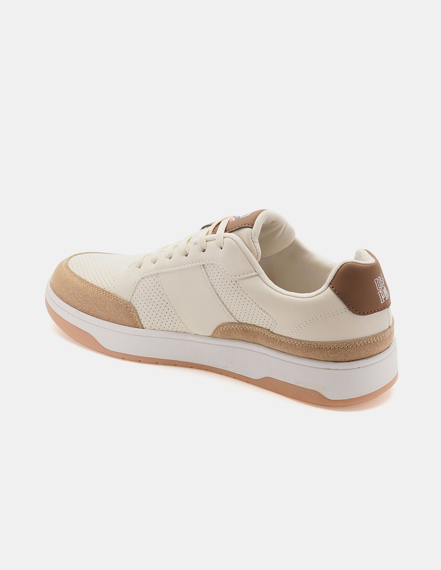 Colourblocked Simon Sneakers Beige - U.S. Polo Assn. India | Large