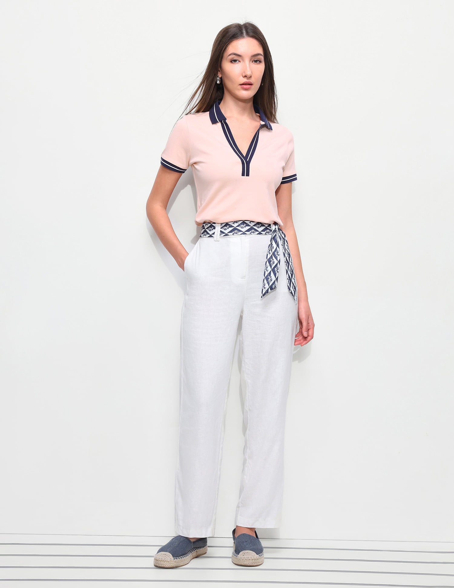 Solid Regular Fit Polo Shirt Light Pink - U.S. Polo Assn. India | Large