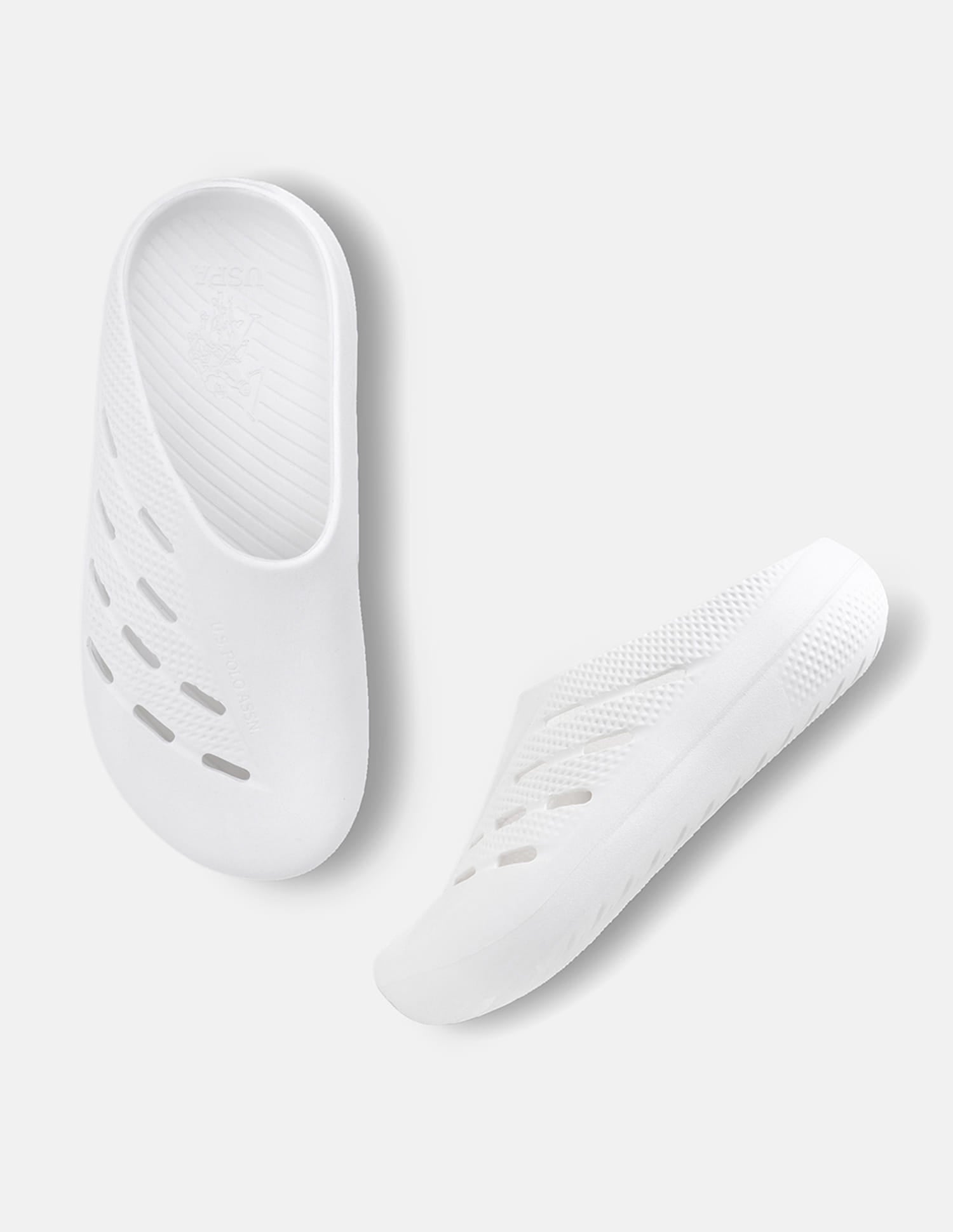 Kitz Comfort Insole Clogs White - U.S. Polo Assn. India | Large