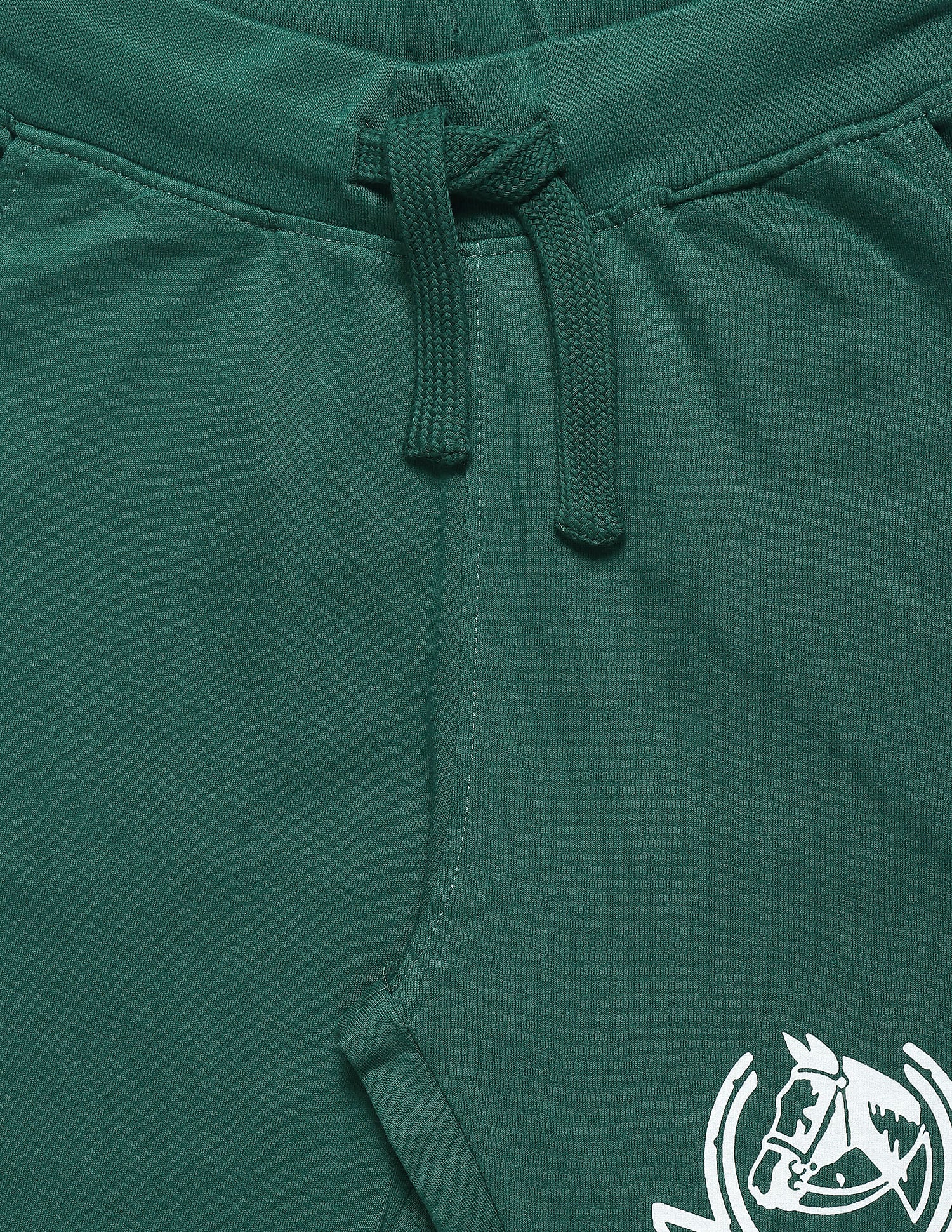 Elasticized Waist Cotton Shorts Green - U.S. POLO ASSN. | Large