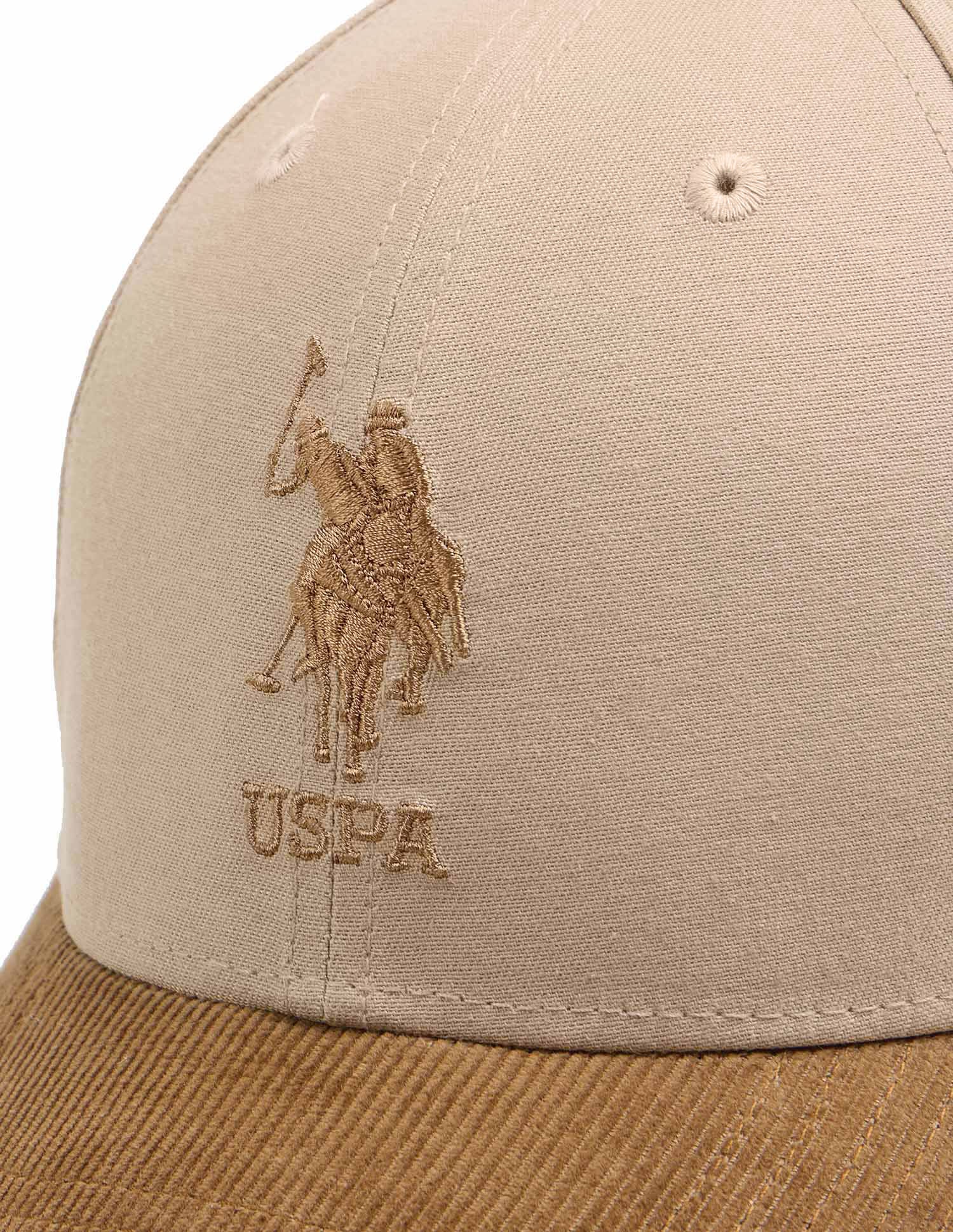 Corduroy Legend Of Horseshoe Cap Beige - U.S. POLO ASSN. | Large