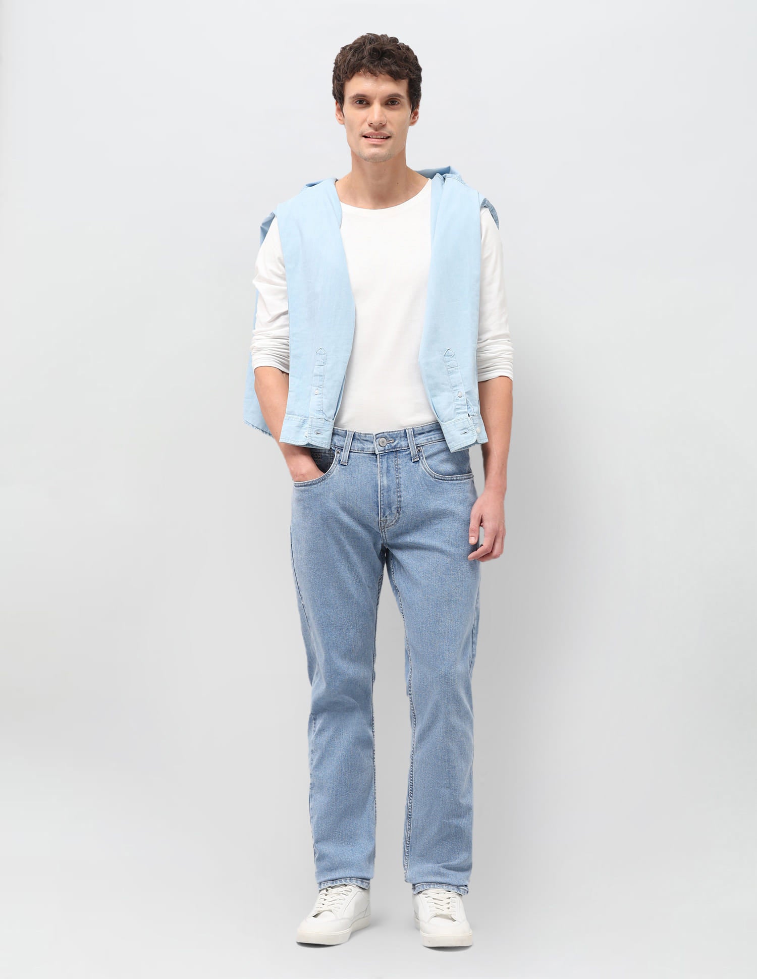 Solid Straight Fit Jeans Blue - U.S. Polo Assn. India | Large