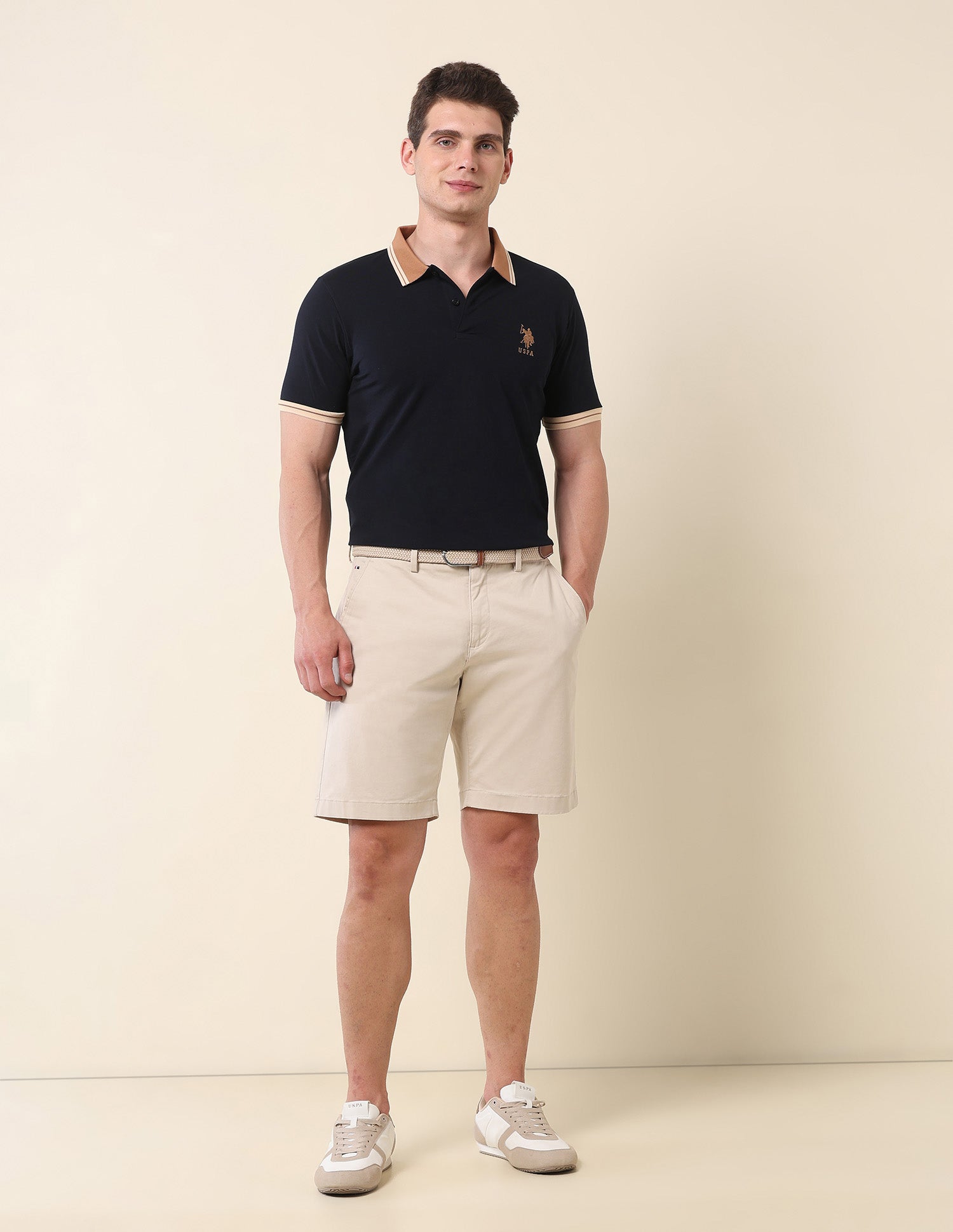 Slim Fit Classic Polo Shirt Navy - U.S. Polo Assn. India | Large