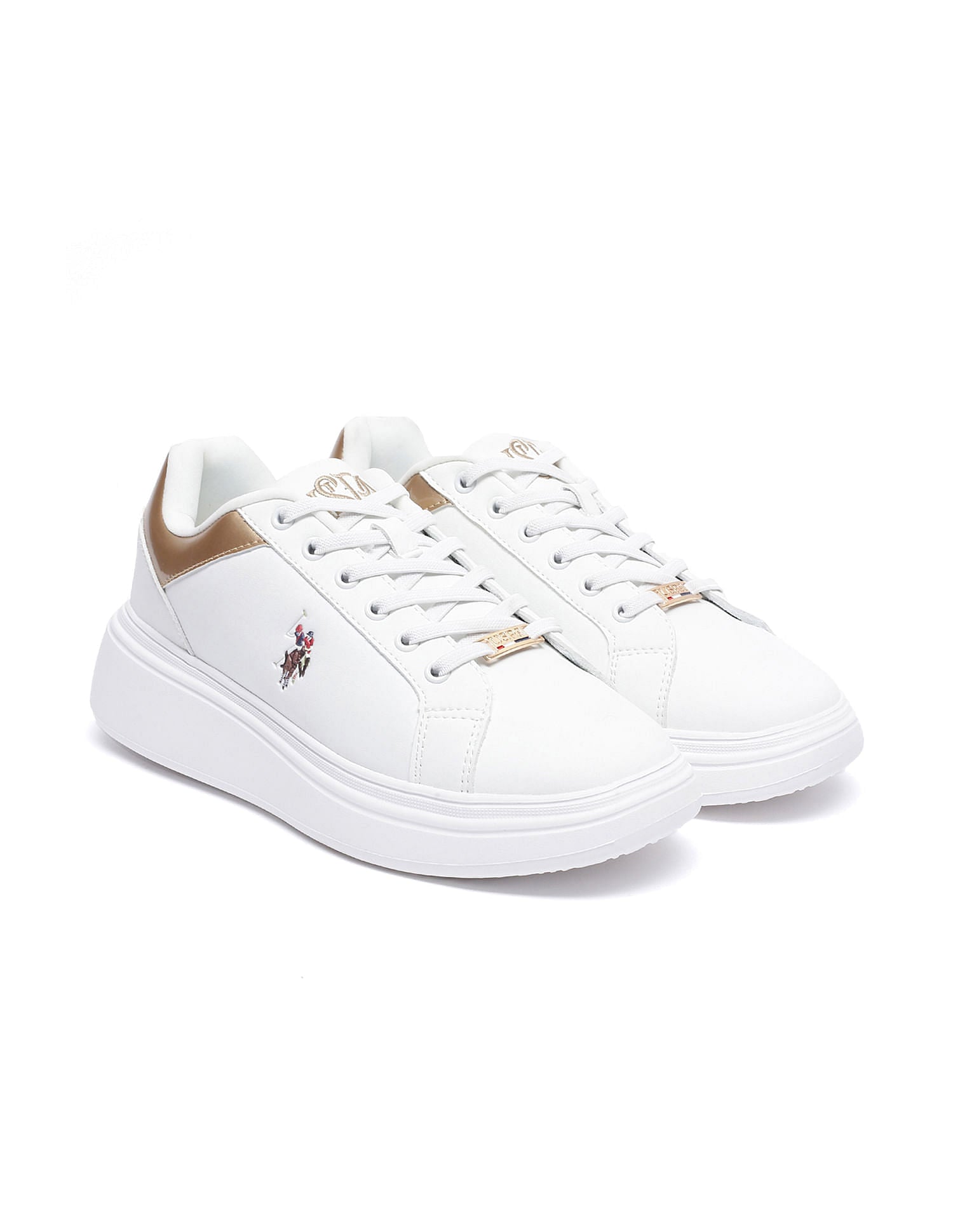 Women Round Toe Elsie 3.0 Sneakers Off White - U.S. POLO ASSN. | Large