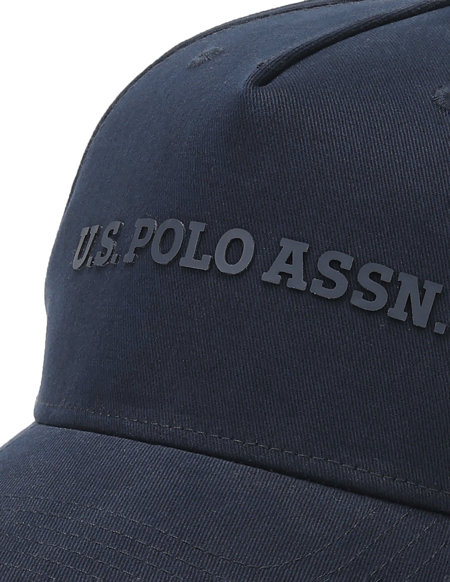 Brand Embossed Twill Cap Navy - U.S. POLO ASSN. | Large