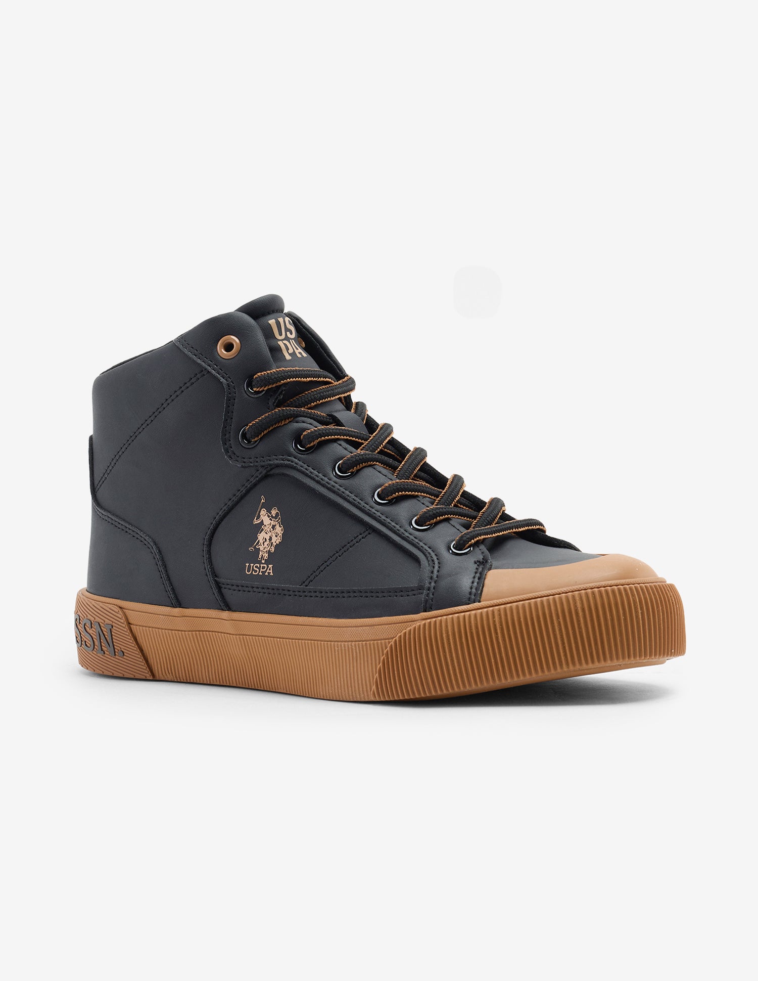 Ricon Mid Top Sneakers Black - U.S. Polo Assn. India | Large