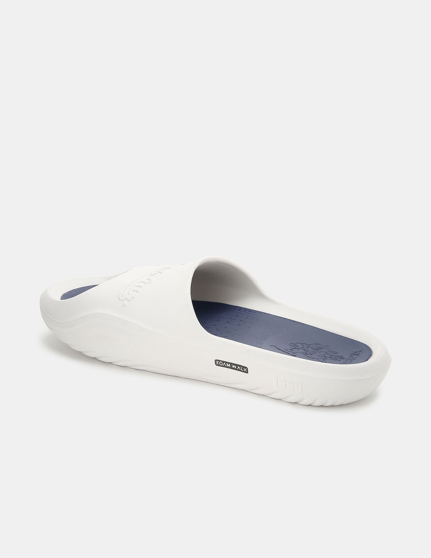 Men Arda Solid Sliders White - U.S. POLO ASSN. | Large