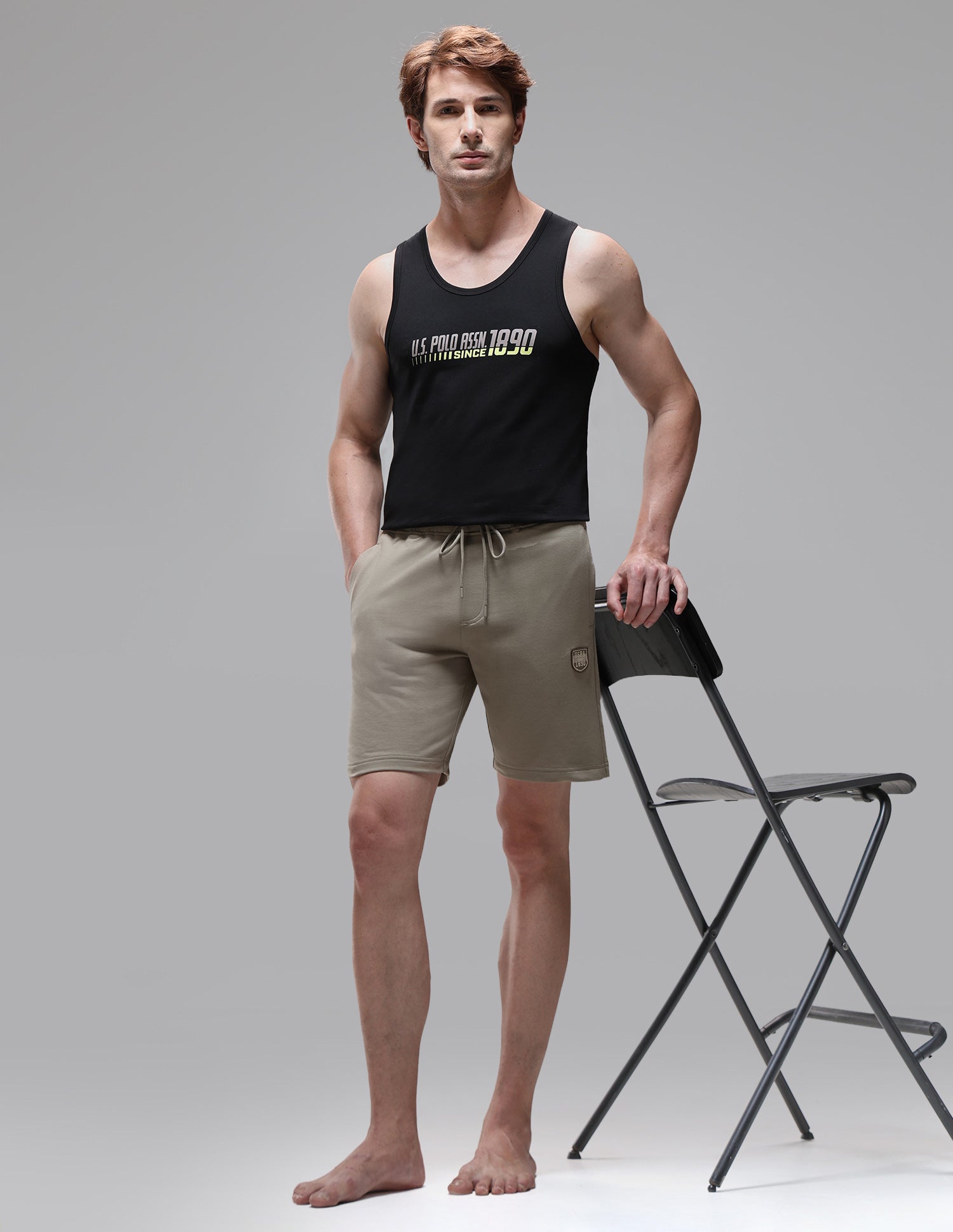 Cotton Rich OES11 Lounge Shorts Overland Trek - U.S. Polo Assn. India | Large