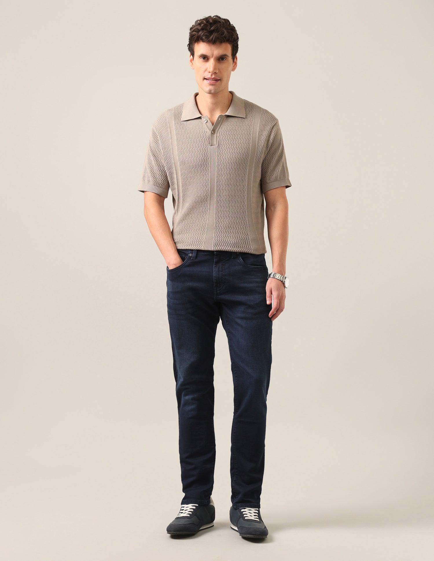 Brandon Slim-Tapered Fit Blue Jeans Dark Blue - U.S. Polo Assn. India | Large