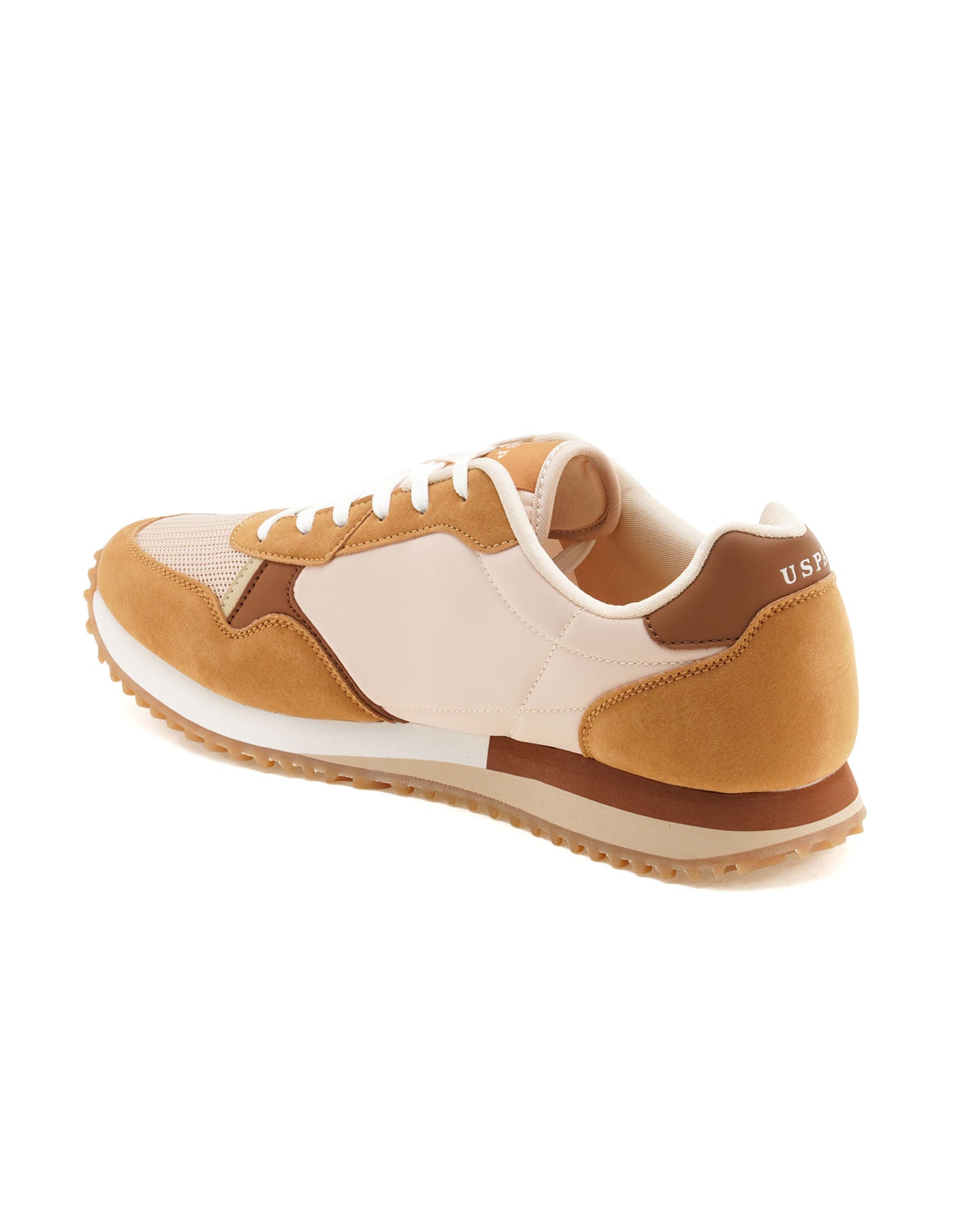 Men Darrion Tan Retro Joggers Sneakers Tan - U.S. Polo Assn. India | Large