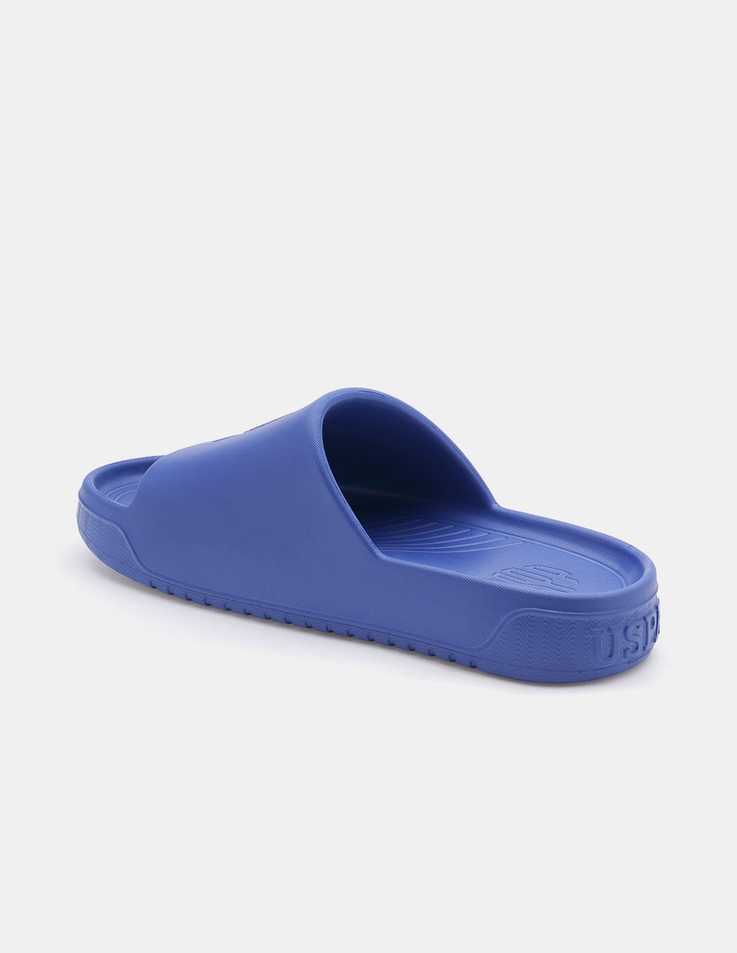 Men Palmer Open Toe Slippers Blue - U.S. Polo Assn. India | Large