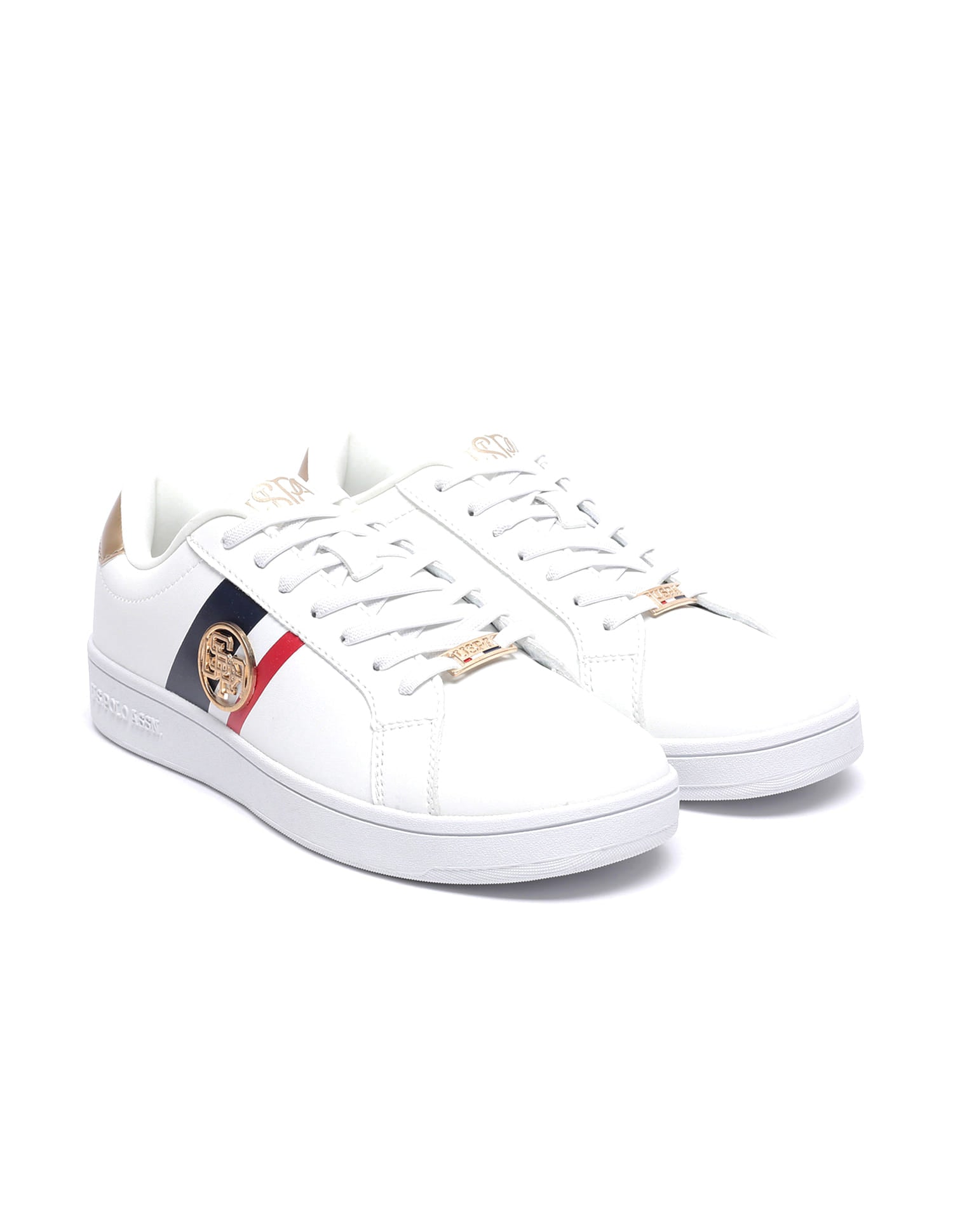 Women Striped Emery 2.0 Sneakers White - U.S. Polo Assn. India | Large