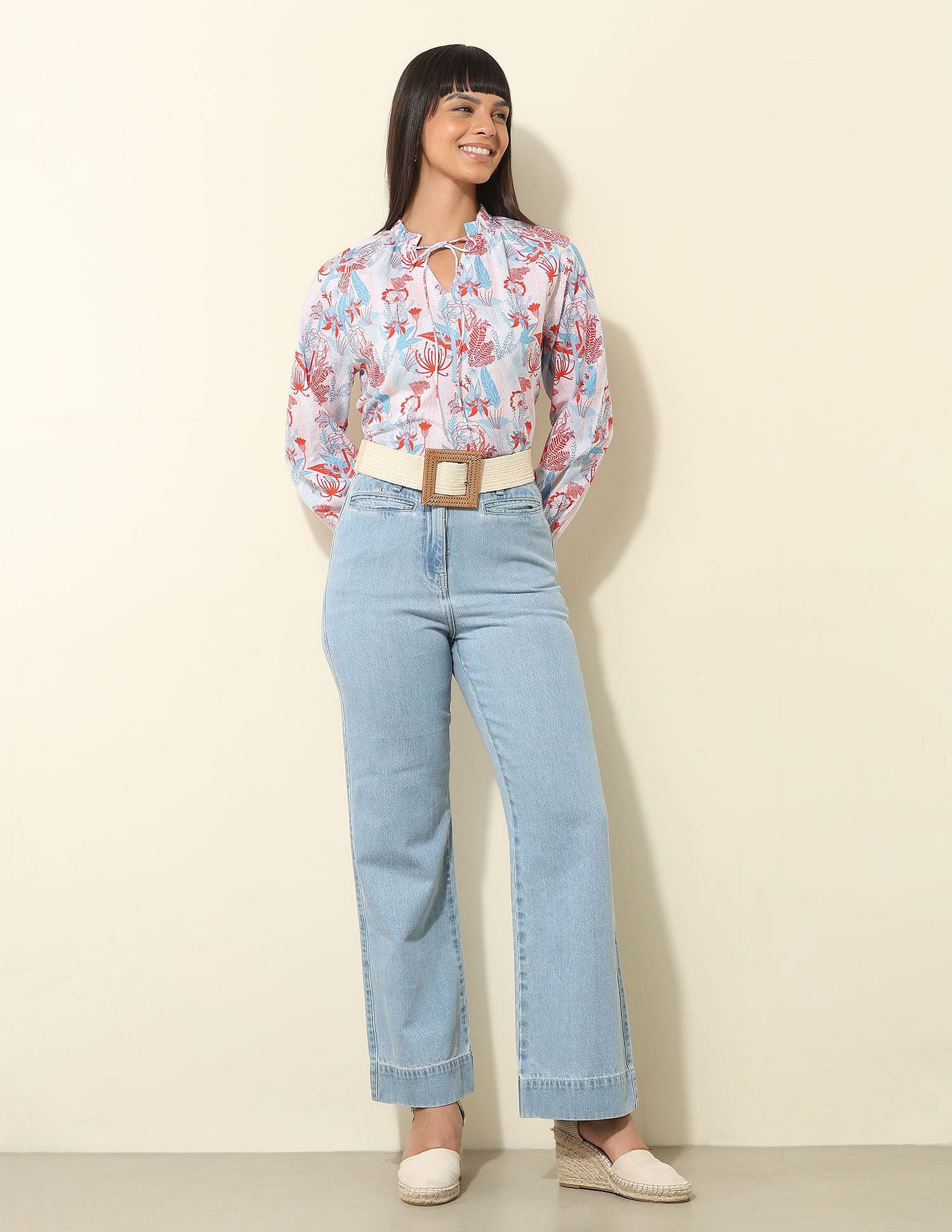 Floral Printed Top Multi-colour - U.S. Polo Assn. India | Large