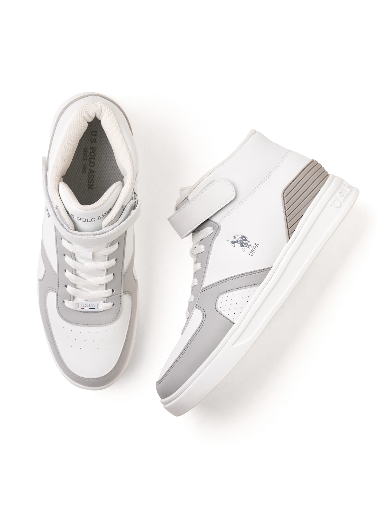 Men Velino Colourblocked Sneaker Light Grey - U.S. Polo Assn. India | Large
