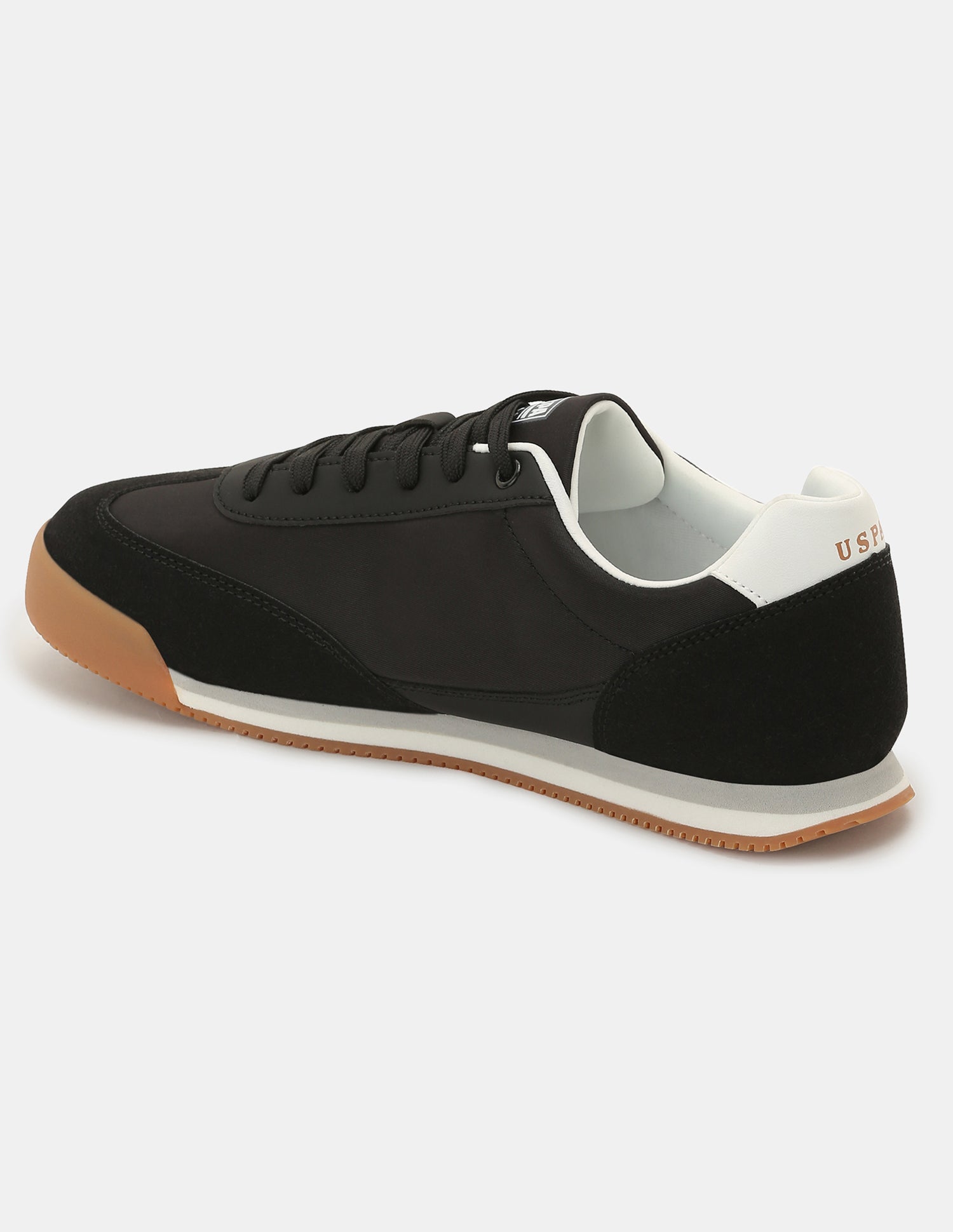 Men Solid Sinope Sneakers Black - U.S. Polo Assn. India | Large