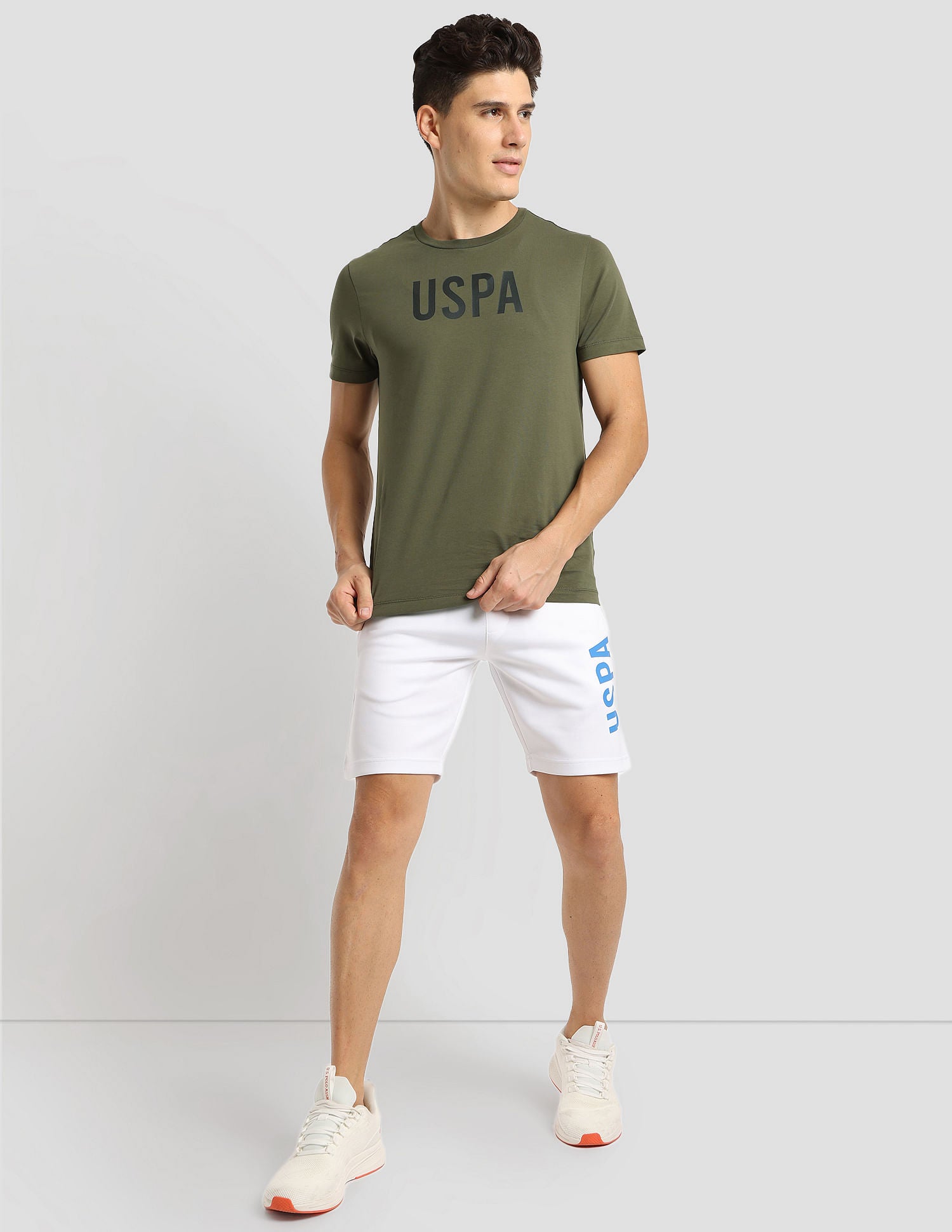 Durable Athletic T-Shirt Olive - U.S. Polo Assn. India | Large