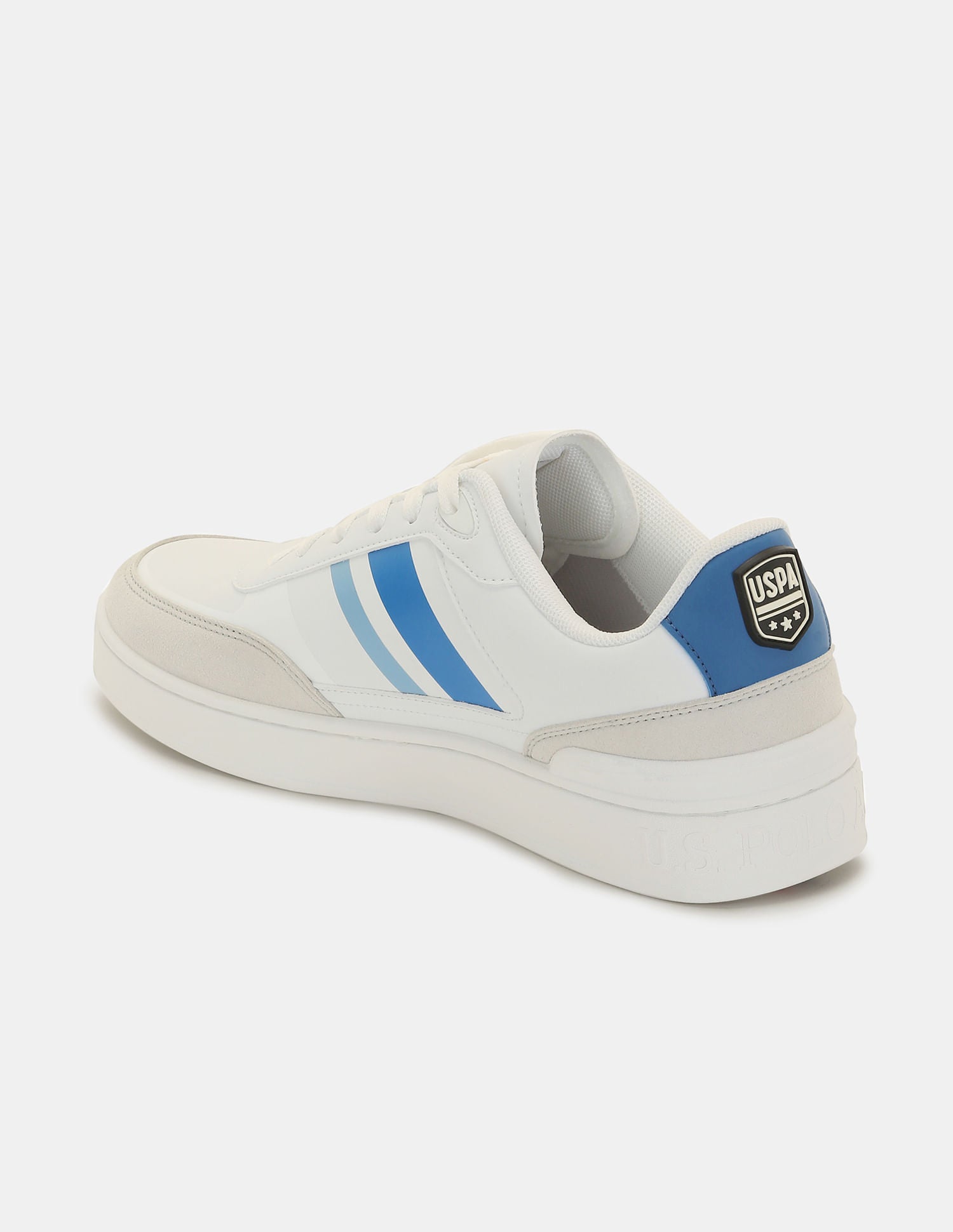 Men Colt Striped Sneakers White - U.S. POLO ASSN. | Large