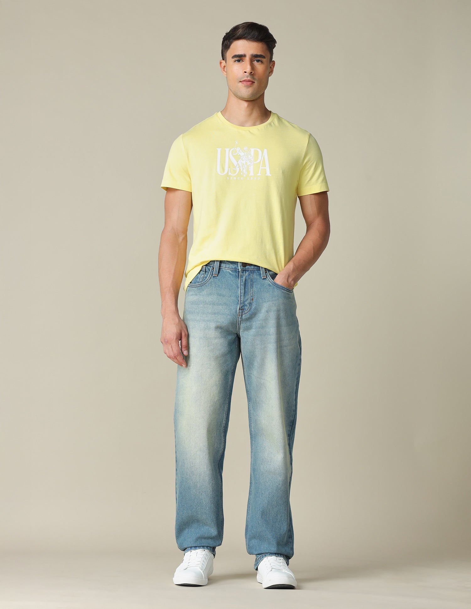 Shawn Relaxed Fit Blue Jeans Indigo - U.S. POLO ASSN. | Large