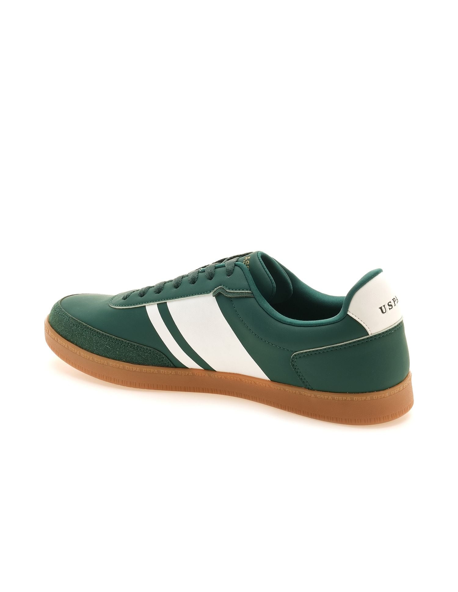 Men Hilton Colourblocked Sneakers Green - U.S. Polo Assn. India | Large