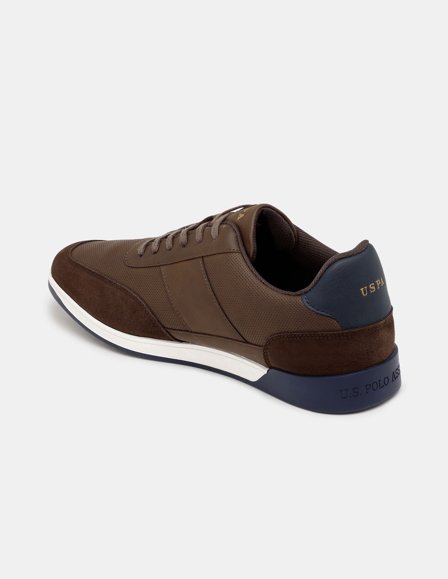 Men Moreno Suede Sneakers Brown - U.S. POLO ASSN. | Large