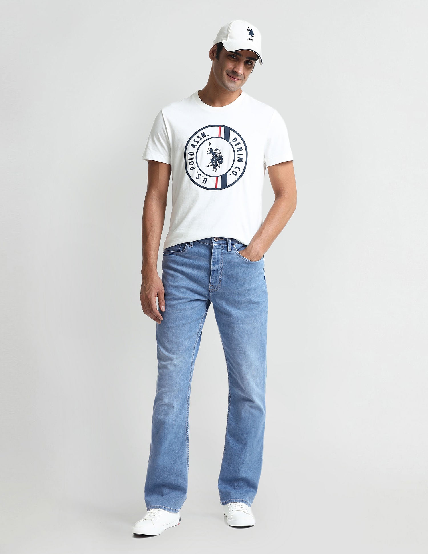 Connor Bootcut Blue Jeans Blue - U.S. Polo Assn. India | Large