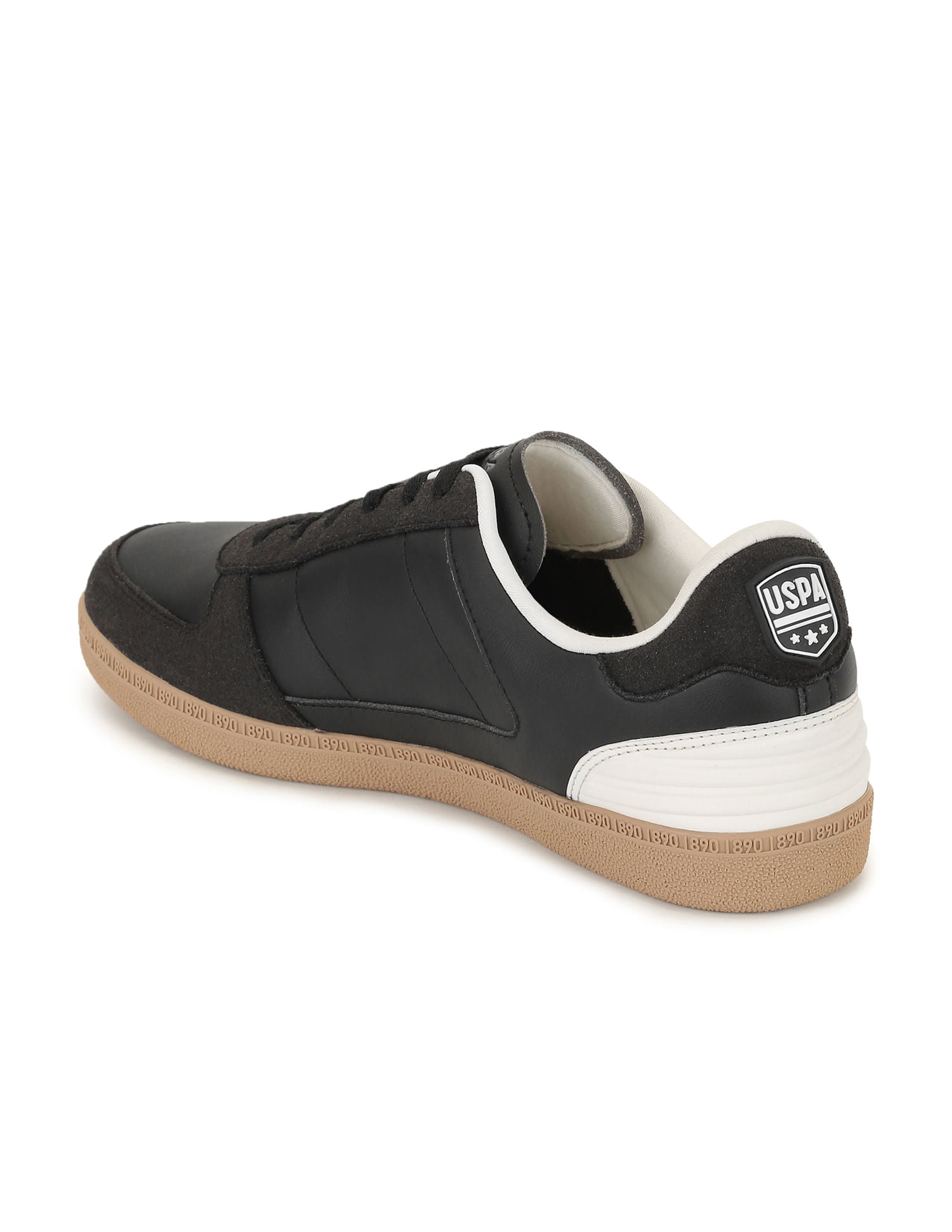 Men Round Toe Terrace Sneakers Black - U.S. POLO ASSN. | Large