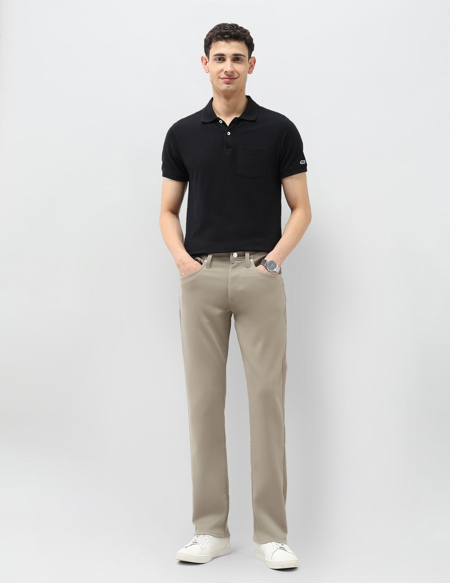 Harold Slim Straight Fit Color Denim Jeans Olive - U.S. POLO ASSN. | Large