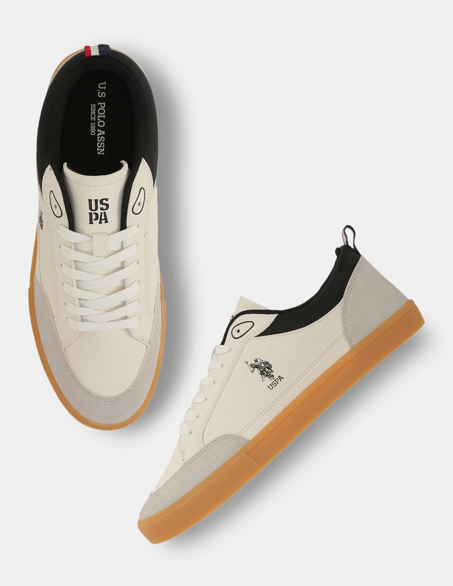 Men Colour Blocked Lucian 2.0 Sneakers White - U.S. Polo Assn. India | Large