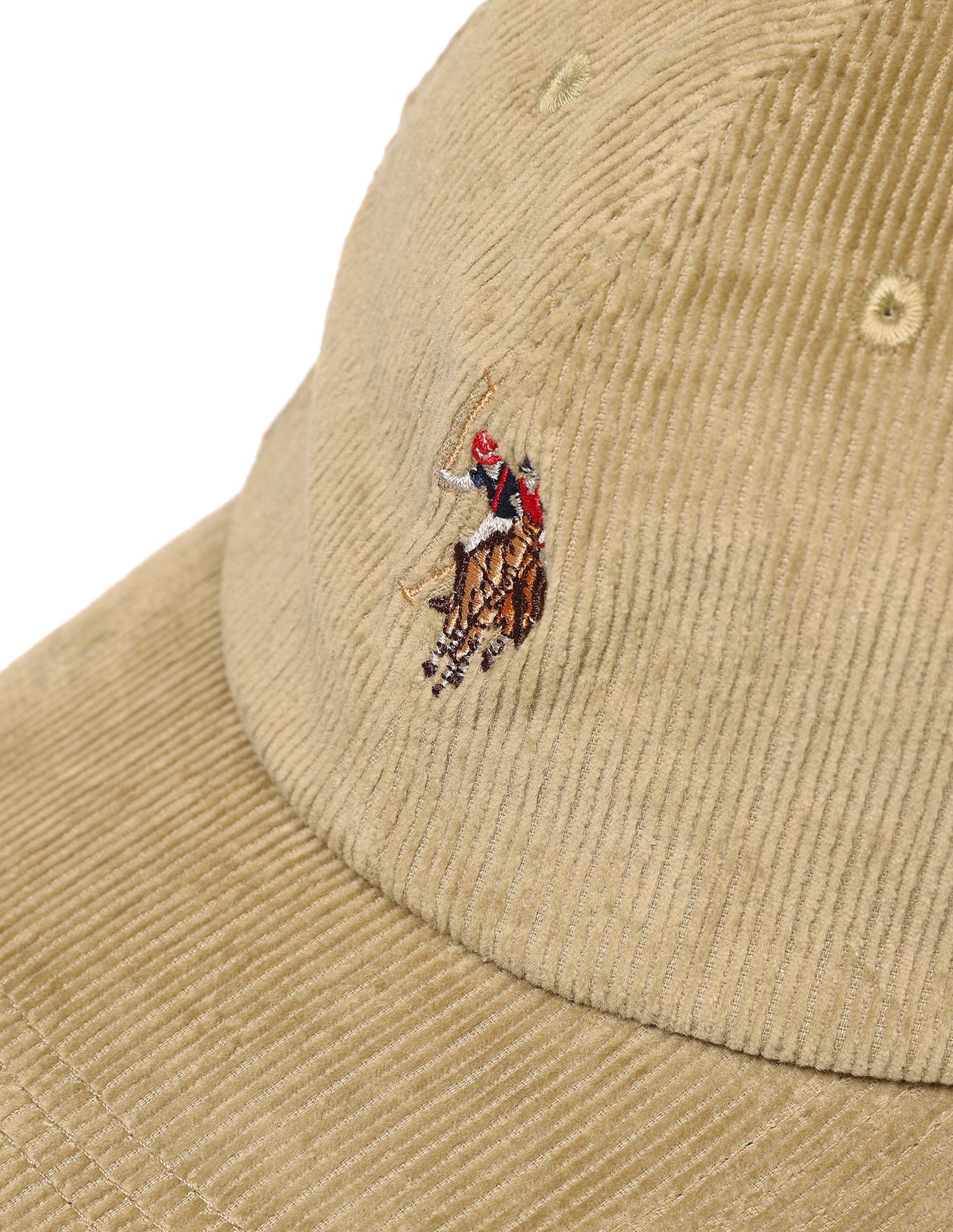 Boys Logo Embroidered Cotton Cap Khaki - U.S. POLO ASSN. | Large