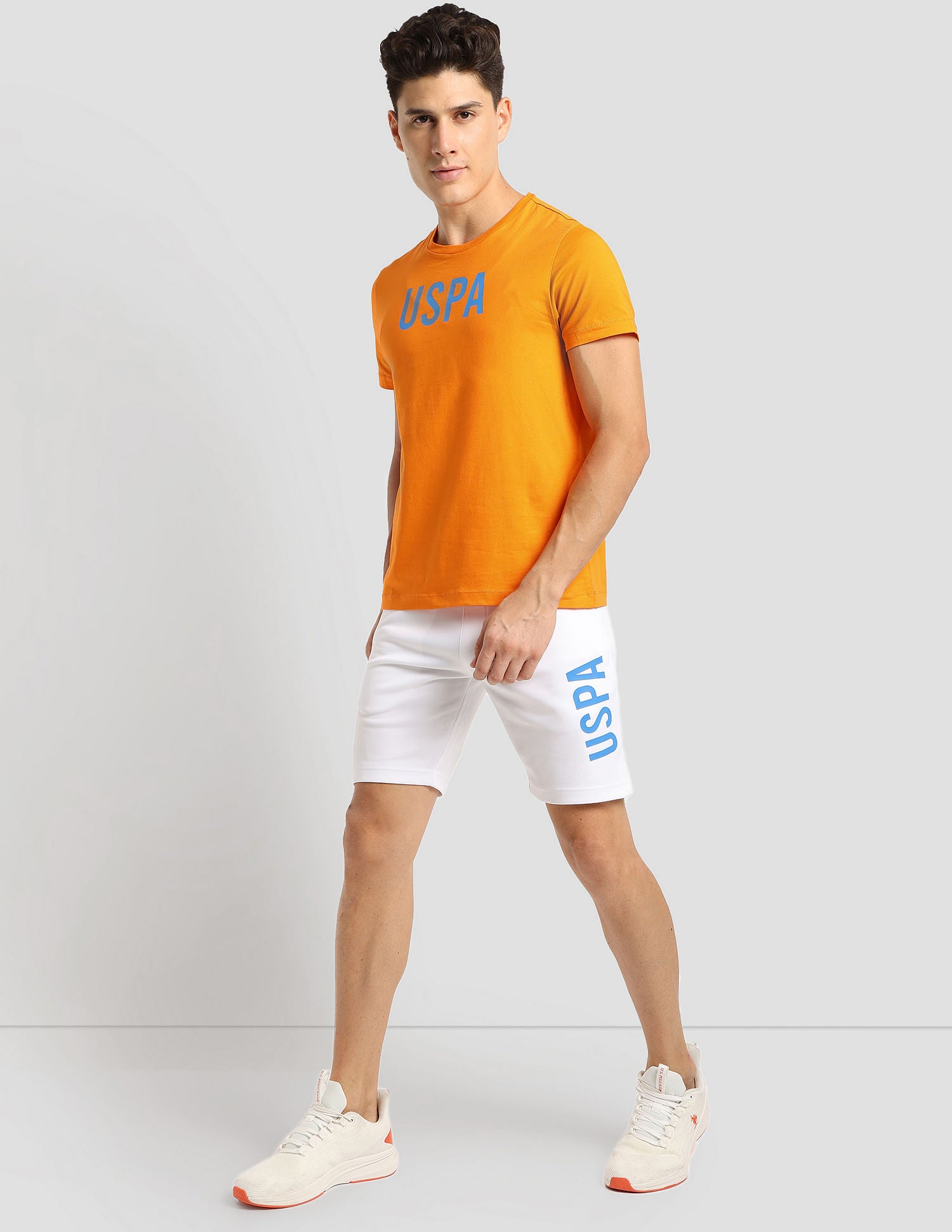 Durable Athletic T-Shirt Orange - U.S. Polo Assn. India | Large