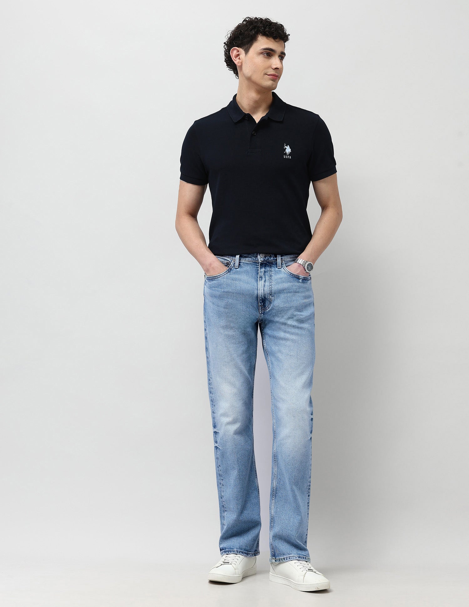 Connor Bootcut Blue Jeans Blue - U.S. POLO ASSN. | Large
