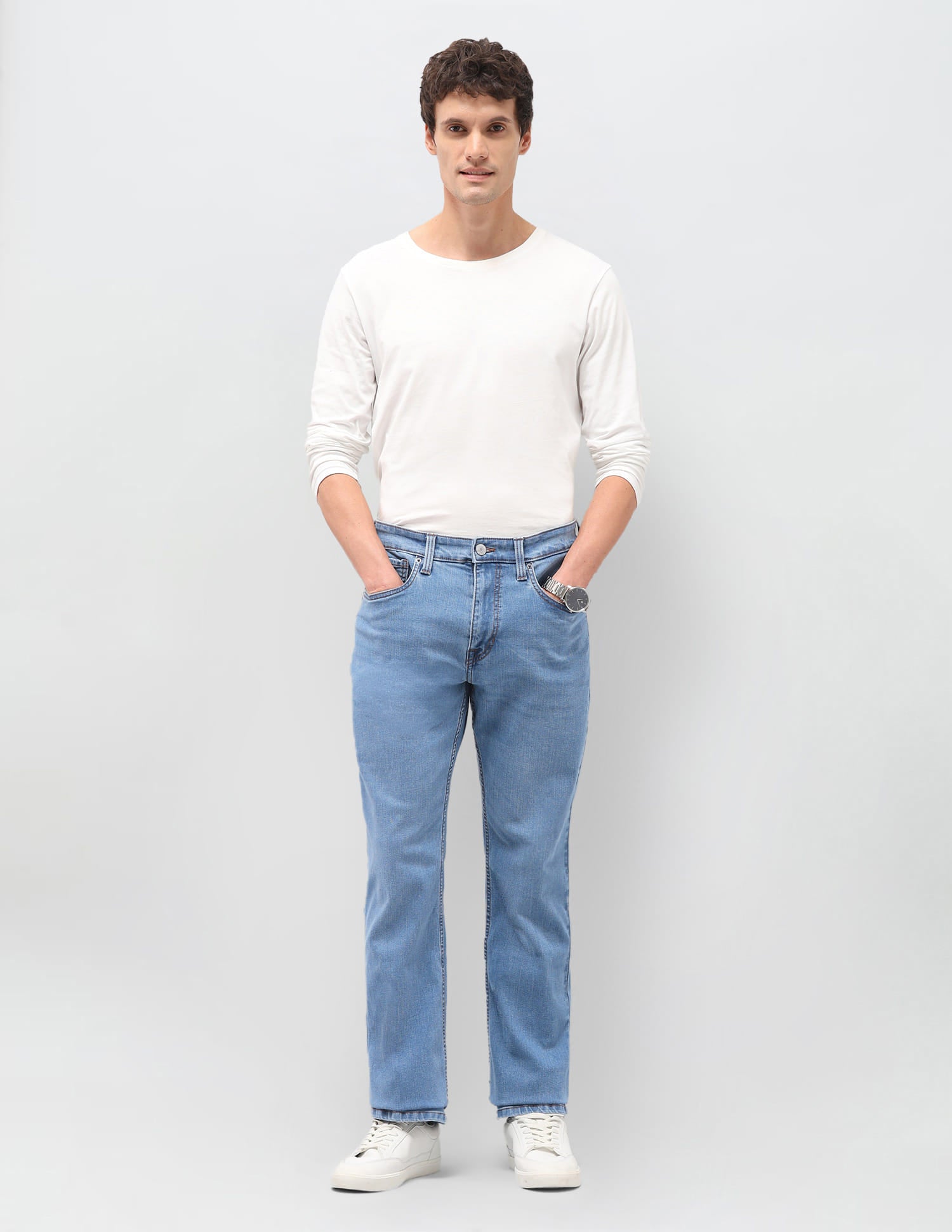 Solid Bootcut Jeans Blue - U.S. Polo Assn. India | Large