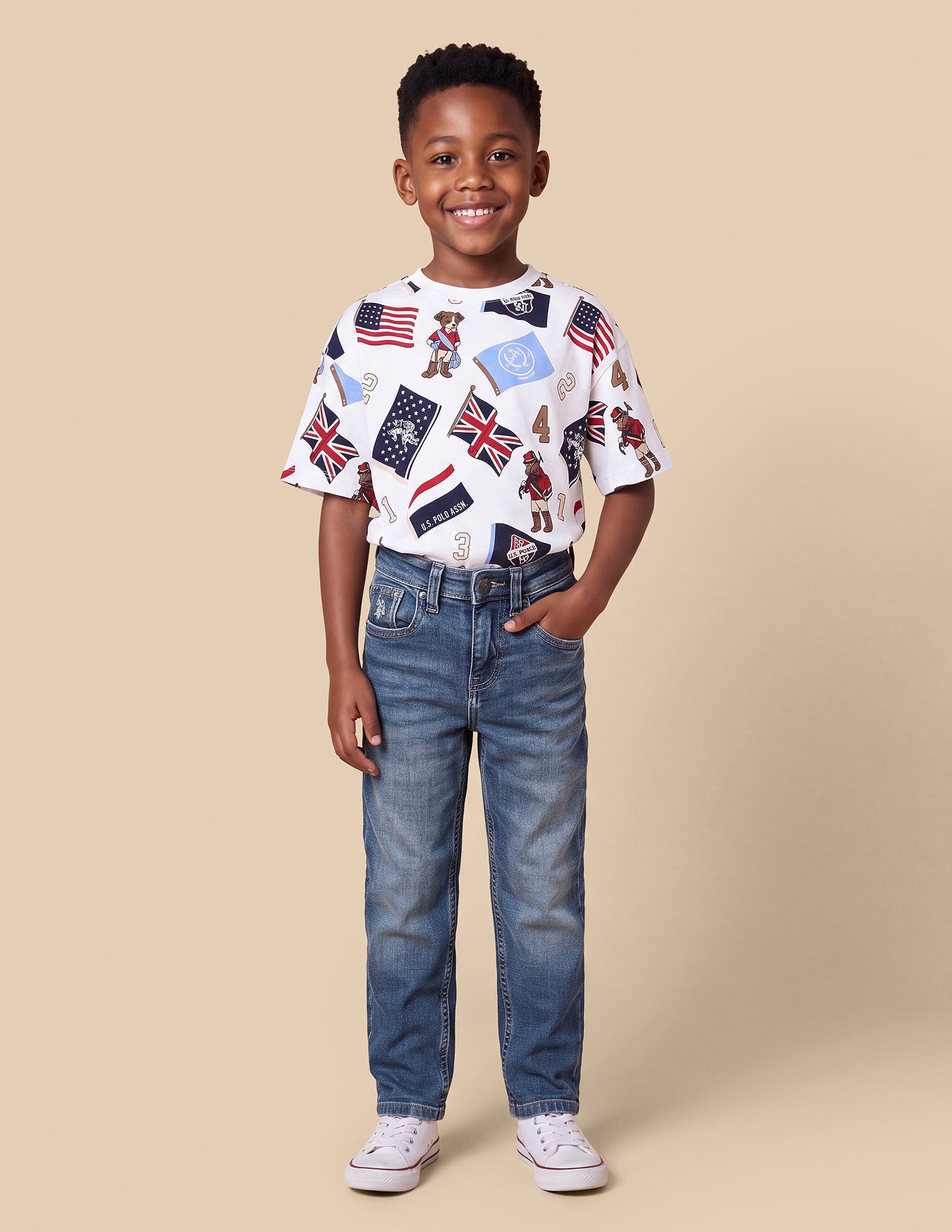 Shawn Baggy Fit Blue Jeans Blue - U.S. Polo Assn. India | Large