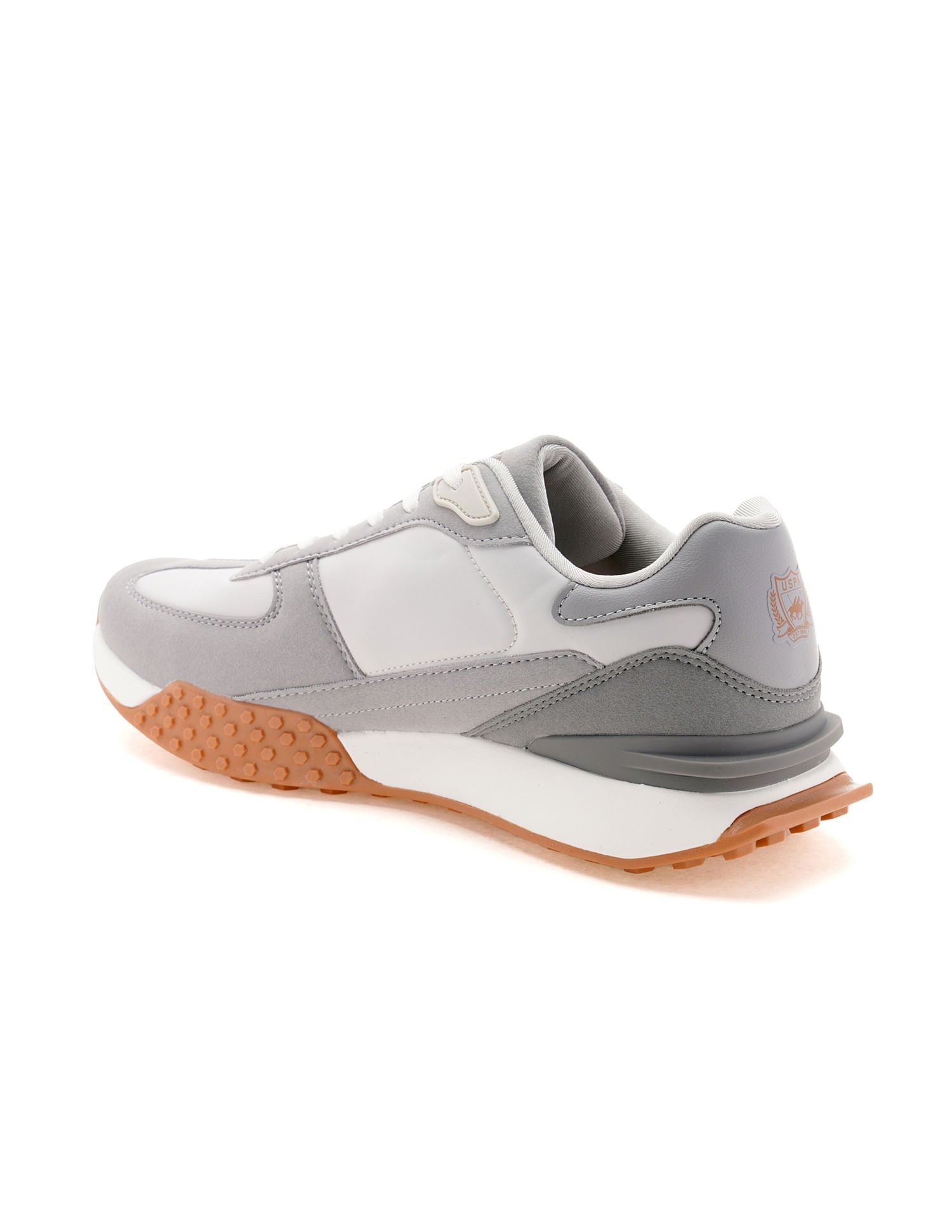 Men Coen Grey Retro Sneakers Grey - U.S. Polo Assn. India | Large