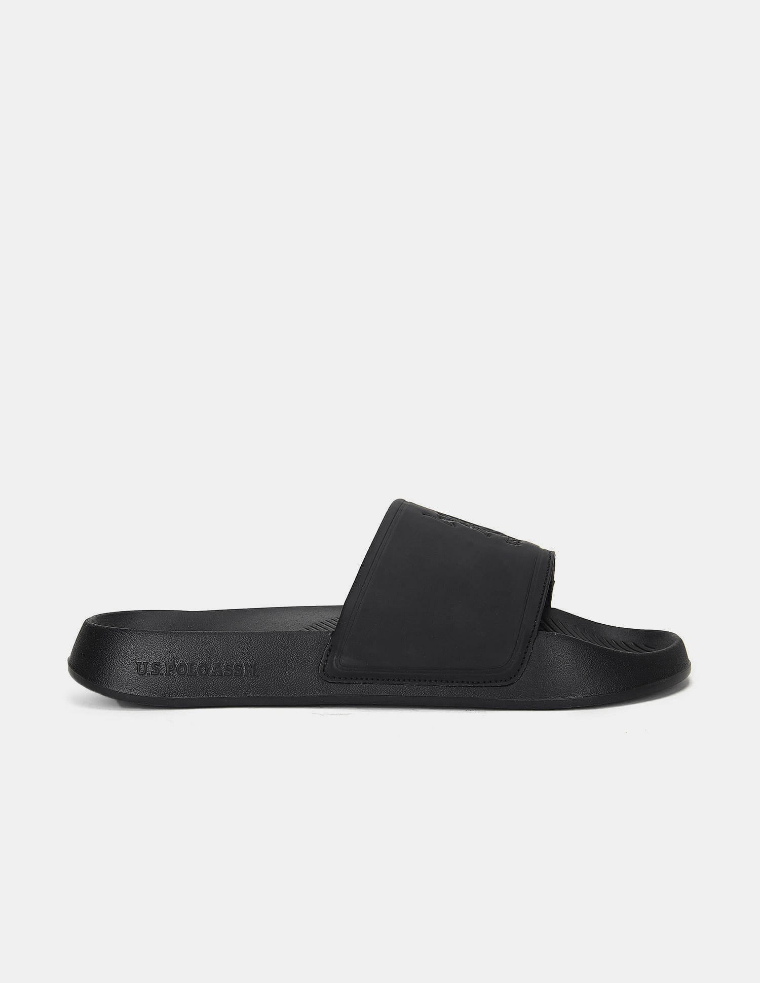 Men Roan Sliders Black - U.S. Polo Assn. India | Large