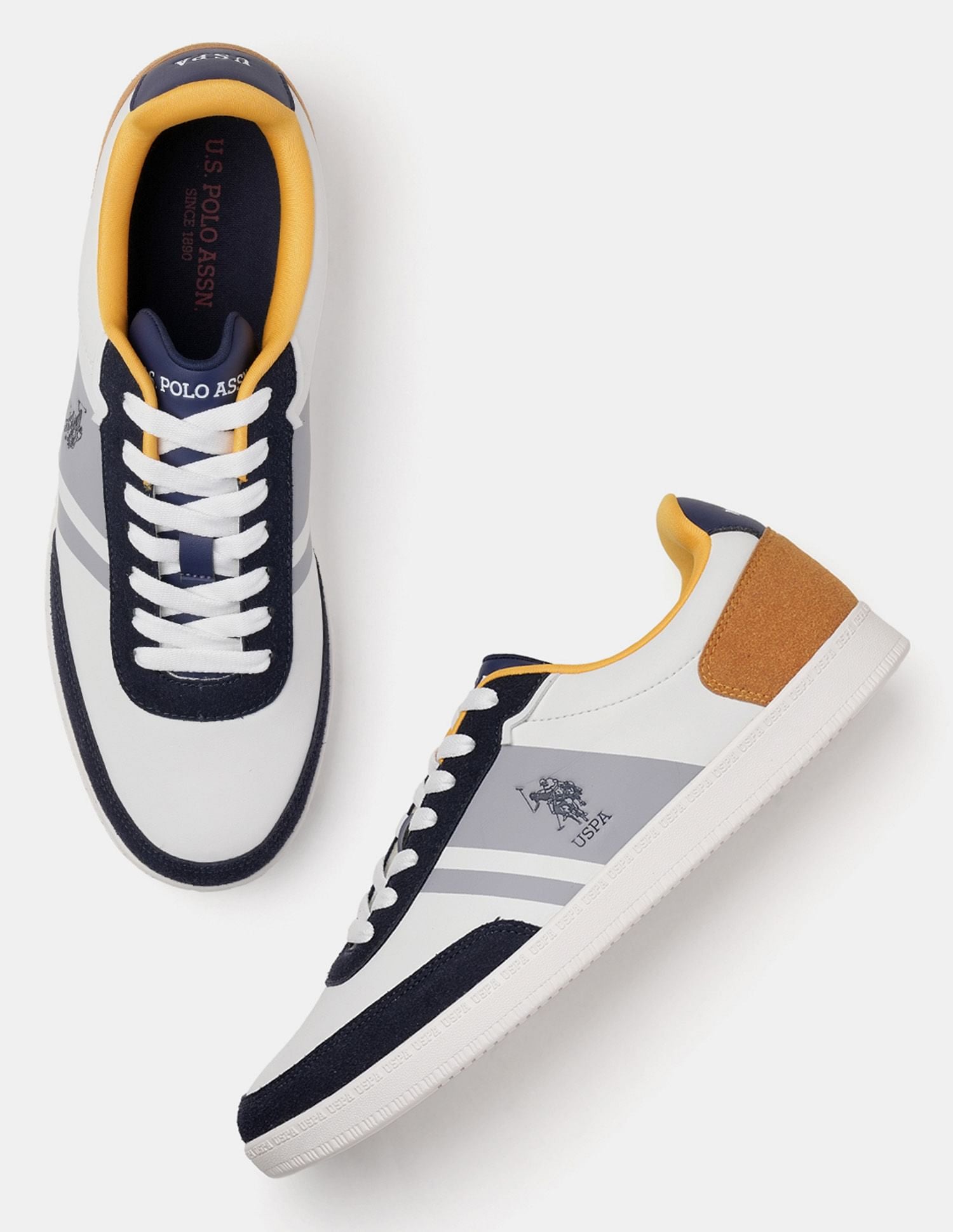 Men Hilton Colour Blocked Sneakers Multi - U.S. POLO ASSN. | Large