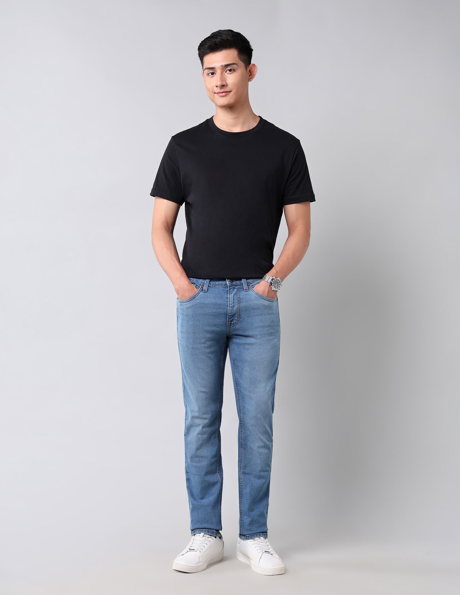 Regallo Skinny Fit Blue Jeans Blue - U.S. Polo Assn. India | Large