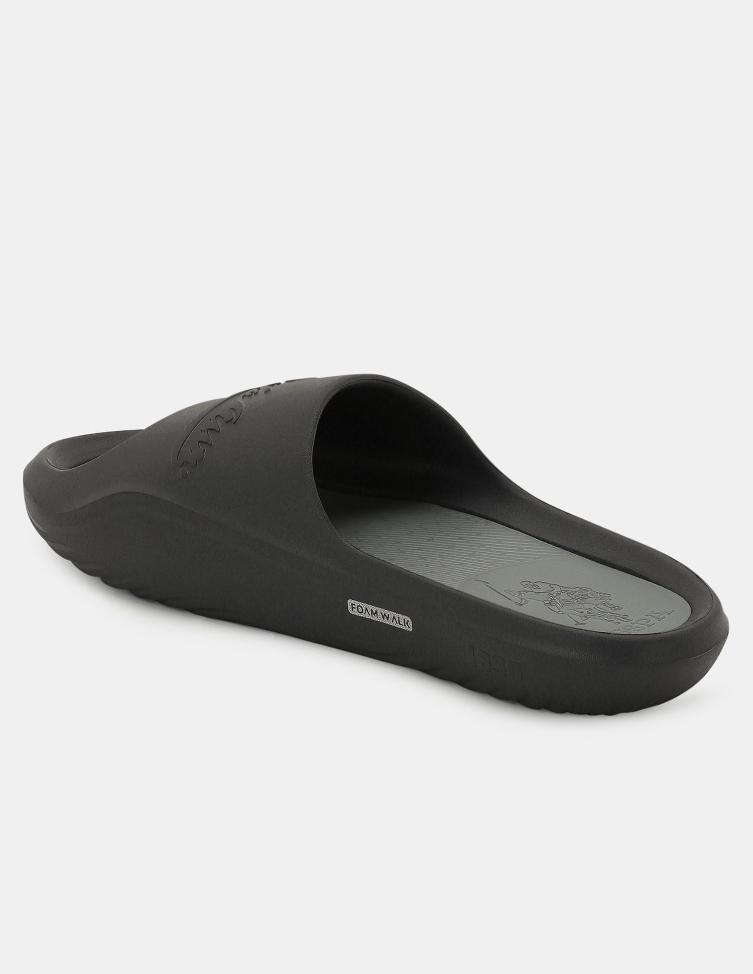 Men Eva Arda Slippers Black - U.S. Polo Assn. India | Large